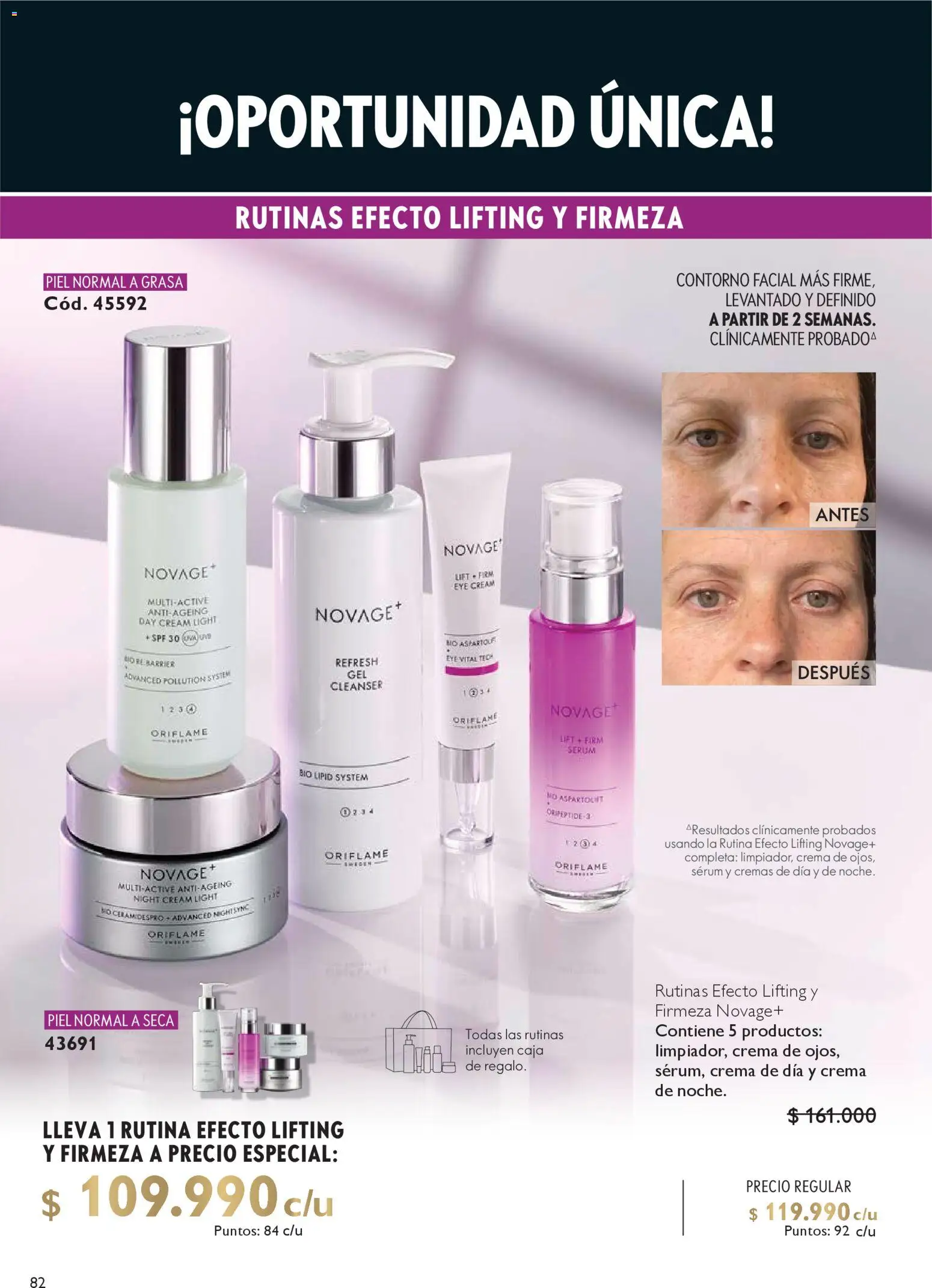 Oriflame catálogo │ válido desde el 25.10.2025 | Página: 82 | Productos: Contorno, Caja, Crema, Serum