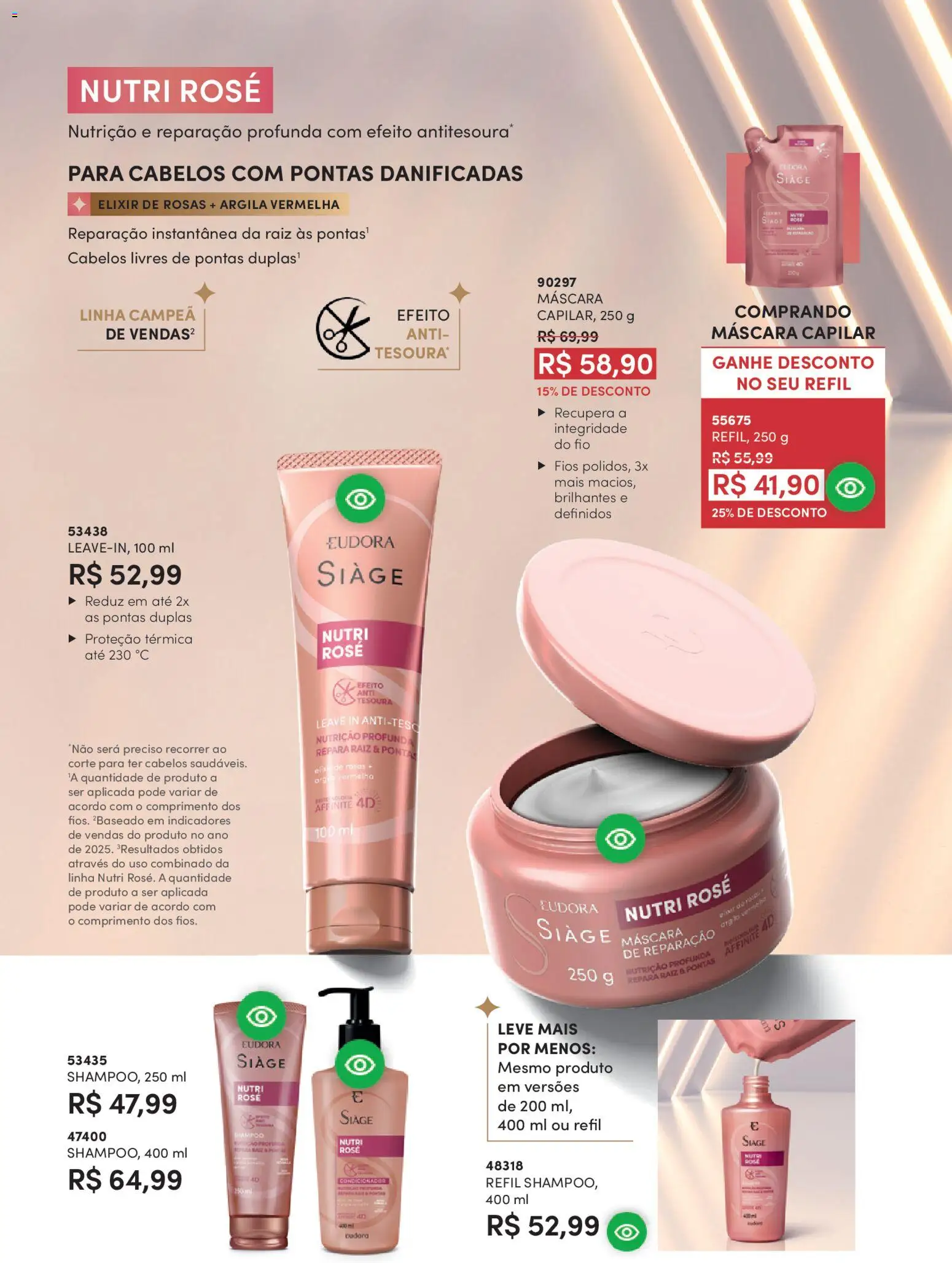 Eudora Folheto - válido de 23.04.2026 | Página: 26 | Produtos: Argila, Condicionador, Tesoura