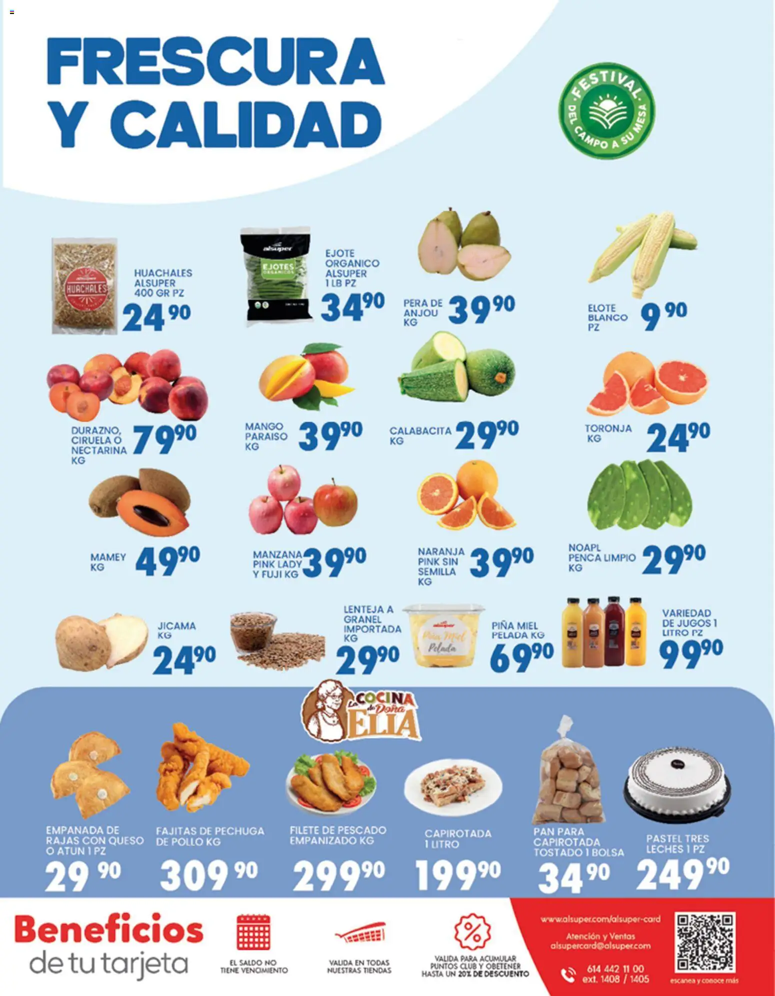 Nuevas ofertas de Alsuper válidas en toda la República Mexicana desde el 31.03.2026. ¡Encuentra las mejores ofertas en Alsuper folleto Zacatecas! | Página: 7 | Productos: Pollo, Manzana, Queso, Pastel