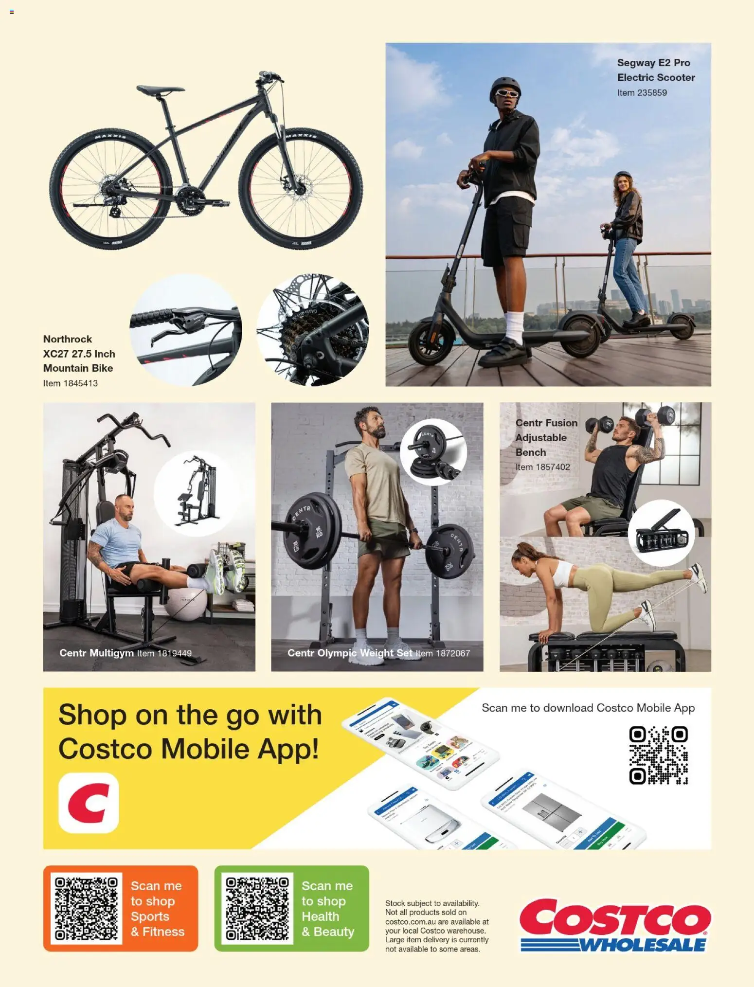Costco catalogue - valid from 01.01.2026 | Page: 3 | Products: Weight, Mobile, Bench