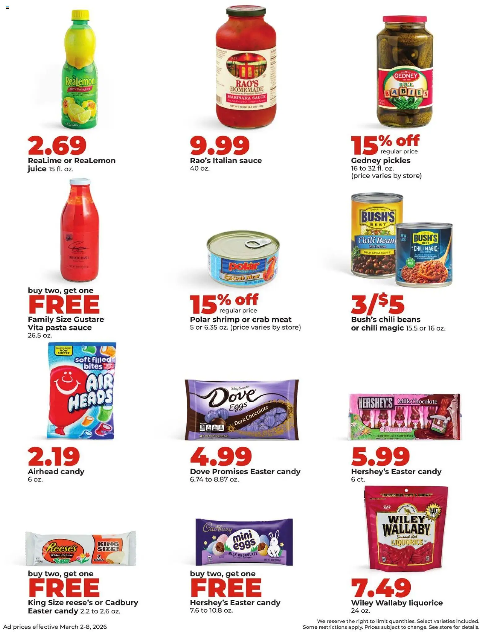 HyVee Weekly Ad - valid from 02.03.2026 | Page: 20 | Products: Milk, Eggs, Chocolate, Dill