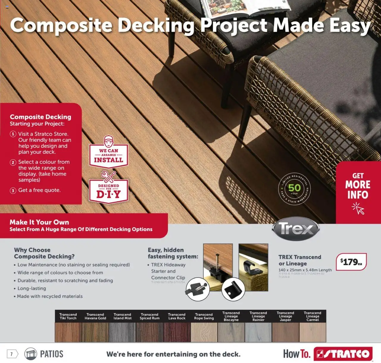 Stratco catalogue - valid from 08.08.2025 | Page: 7 | Products: Decking, Clip, Connector, Torch