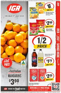 Preview of IGA Catalogue NSW - valid from 09.07.2025
