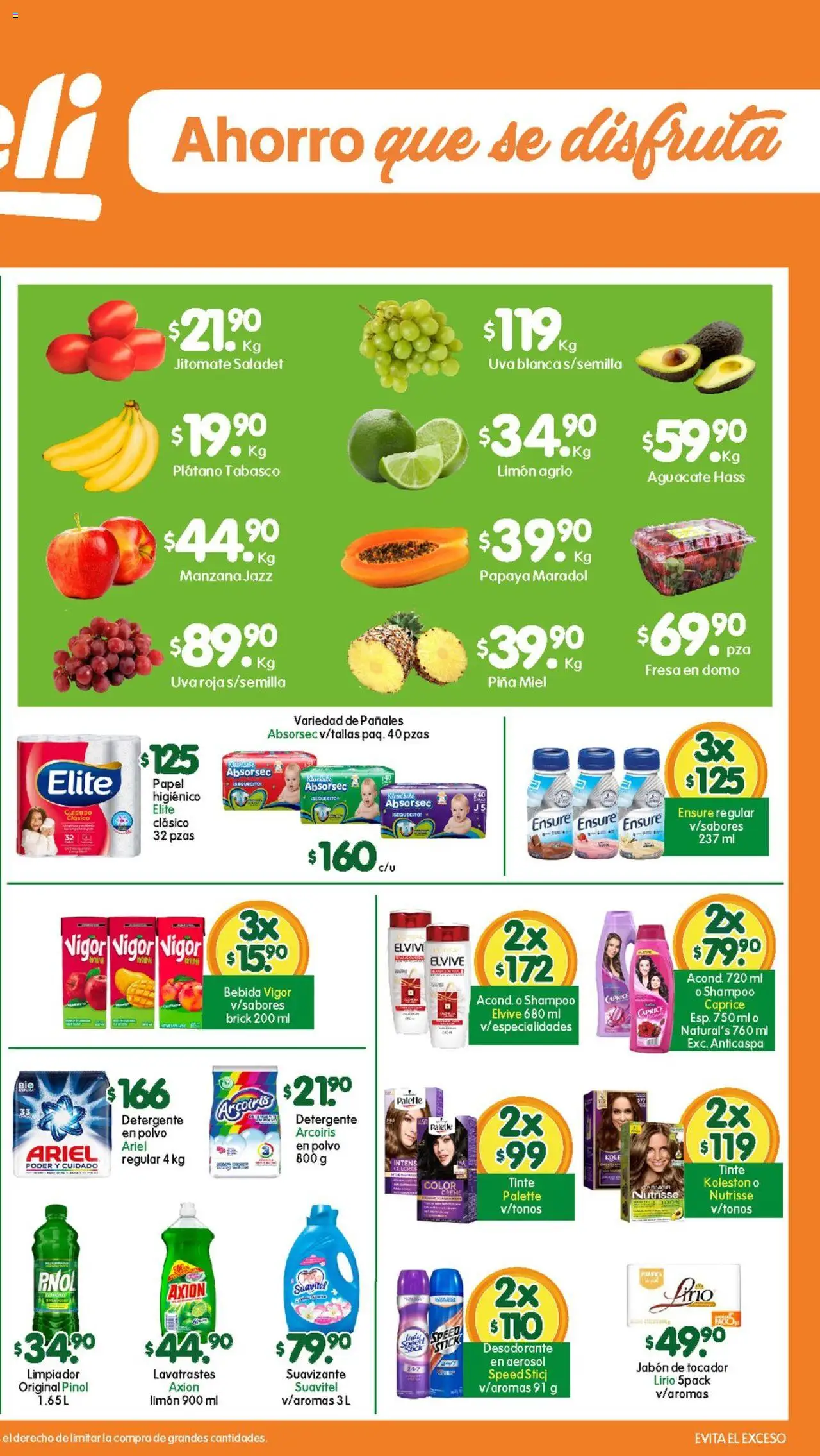 Nuevas ofertas de Arteli válidas en toda la República Mexicana desde el 29.09.2025. ¡Encuentra las mejores ofertas en Arteli - Folleto Tuxpan! | Página: 2 | Productos: Detergente, Aguacate, Suavizante, Polvo