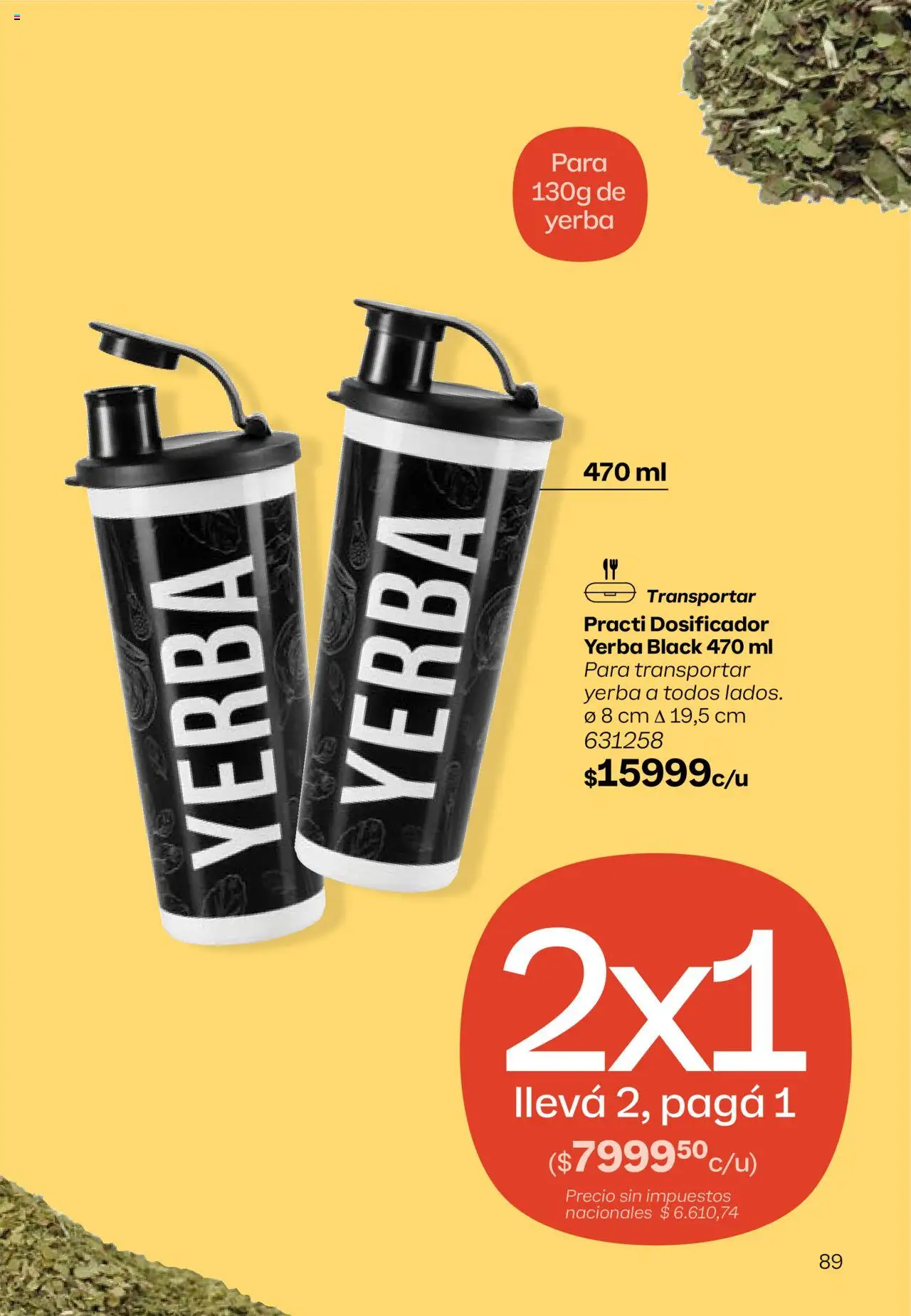 Tupperware Folleto │ válido desde el 09.07.2025 | Página: 90 | Productos: Yerba