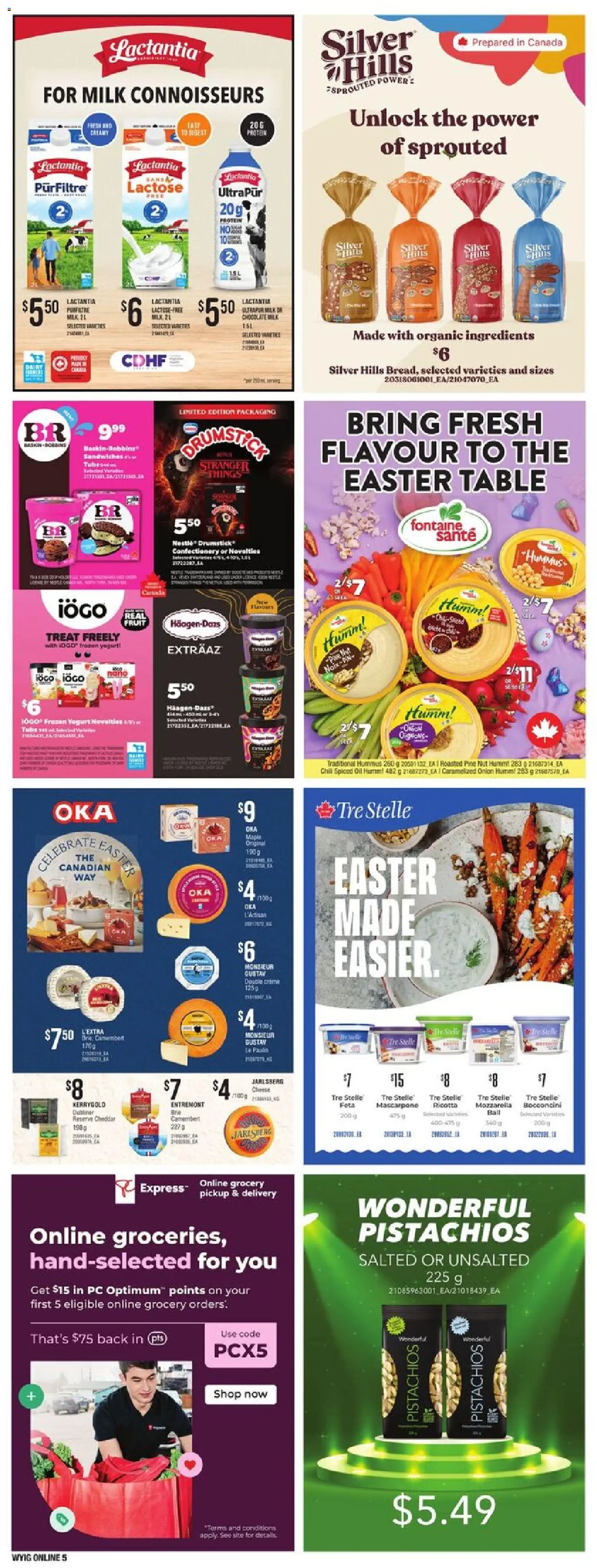 Independent Grocer flyer valid from 02.04.2026 | Page: 14 | Products: Table, Milk, Cheese, Oil