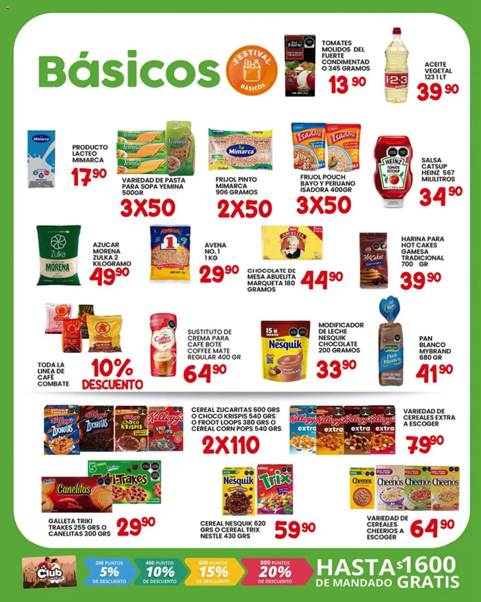 Nuevas ofertas de Alsuper válidas en toda la República Mexicana desde el 09.01.2026. ¡Encuentra las mejores ofertas en Alsuper folleto! | Página: 2 | Productos: Tomate, Leche, Cereales, Mate