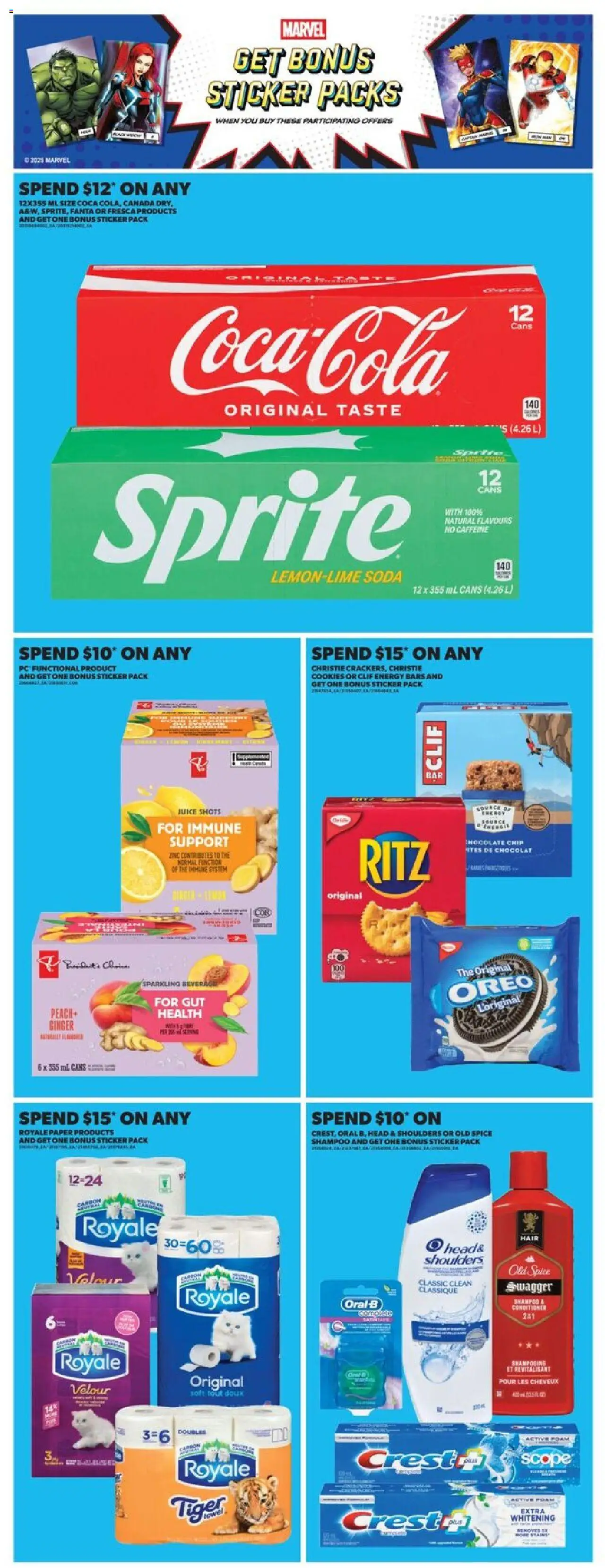 Real Canadian Superstore flyer valid from 11.09.2025 | Page: 10 | Products: Cookies, Shampoo, Conditioner, Chocolate