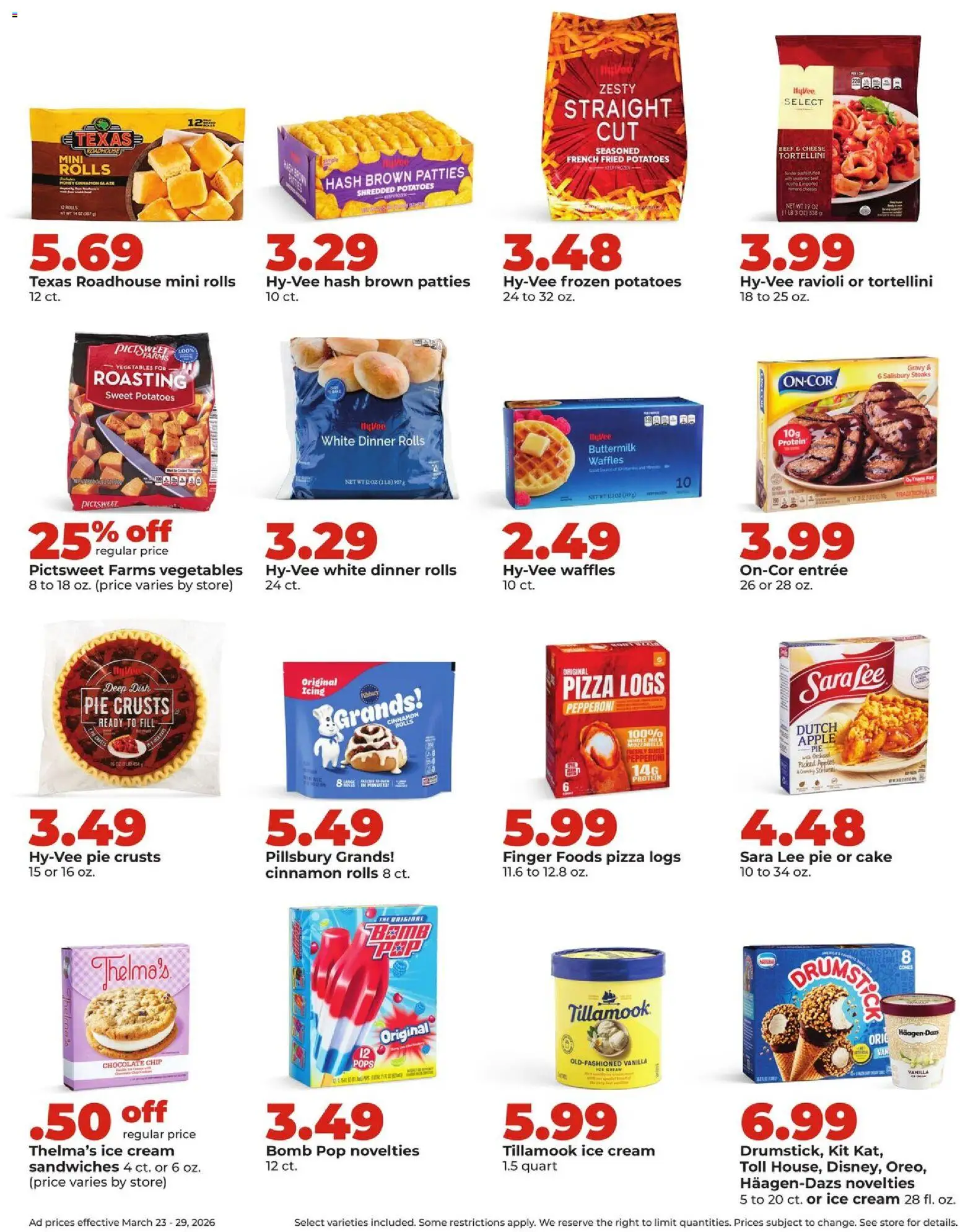 HyVee Weekly Ad - valid from 23.03.2026 | Page: 27 | Products: Chocolate, Apples, Potatoes, Vegetables
