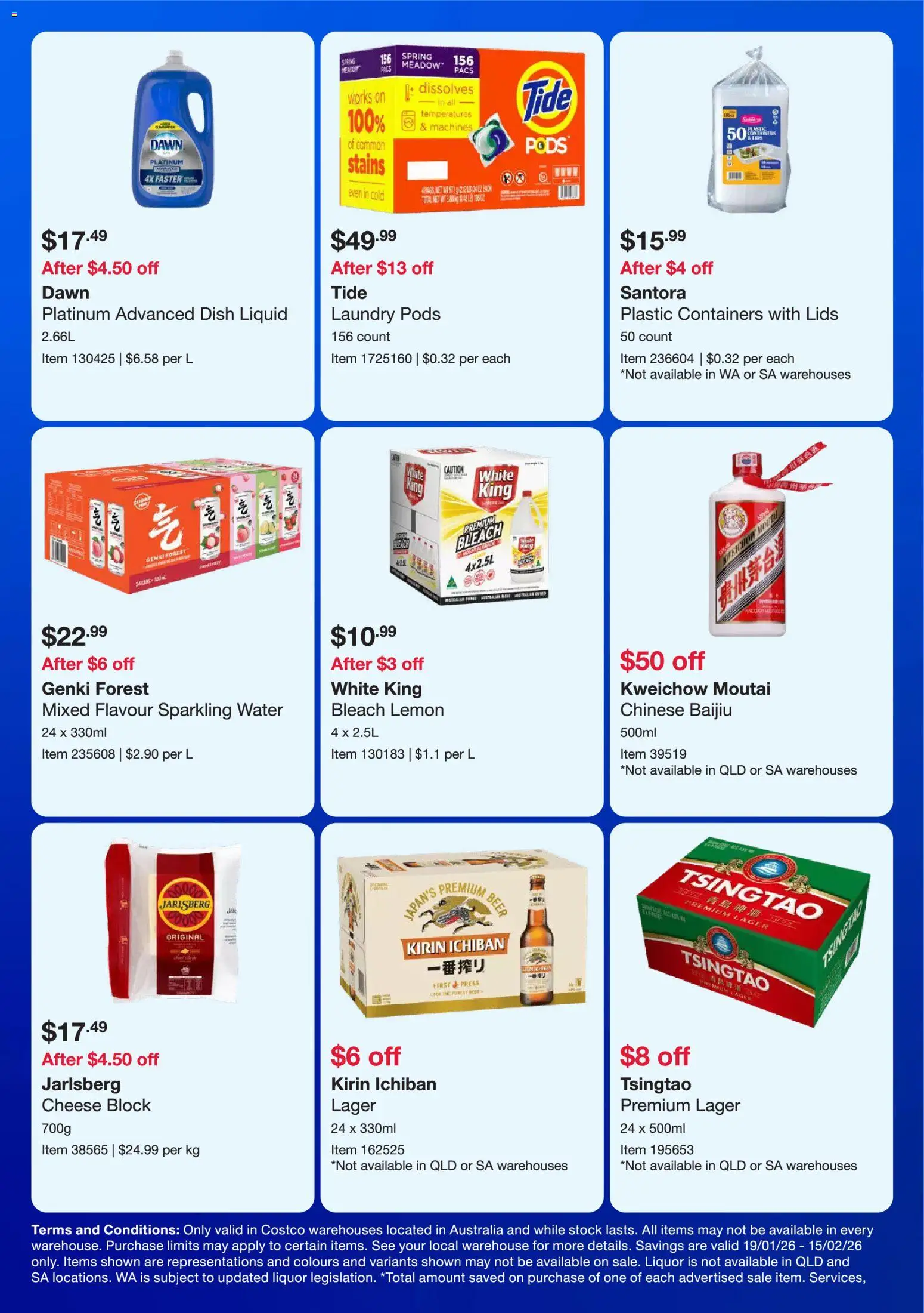 Costco catalogue - valid from 19.01.2026 | Page: 8 | Products: Turkey, Cheese, Water, Press