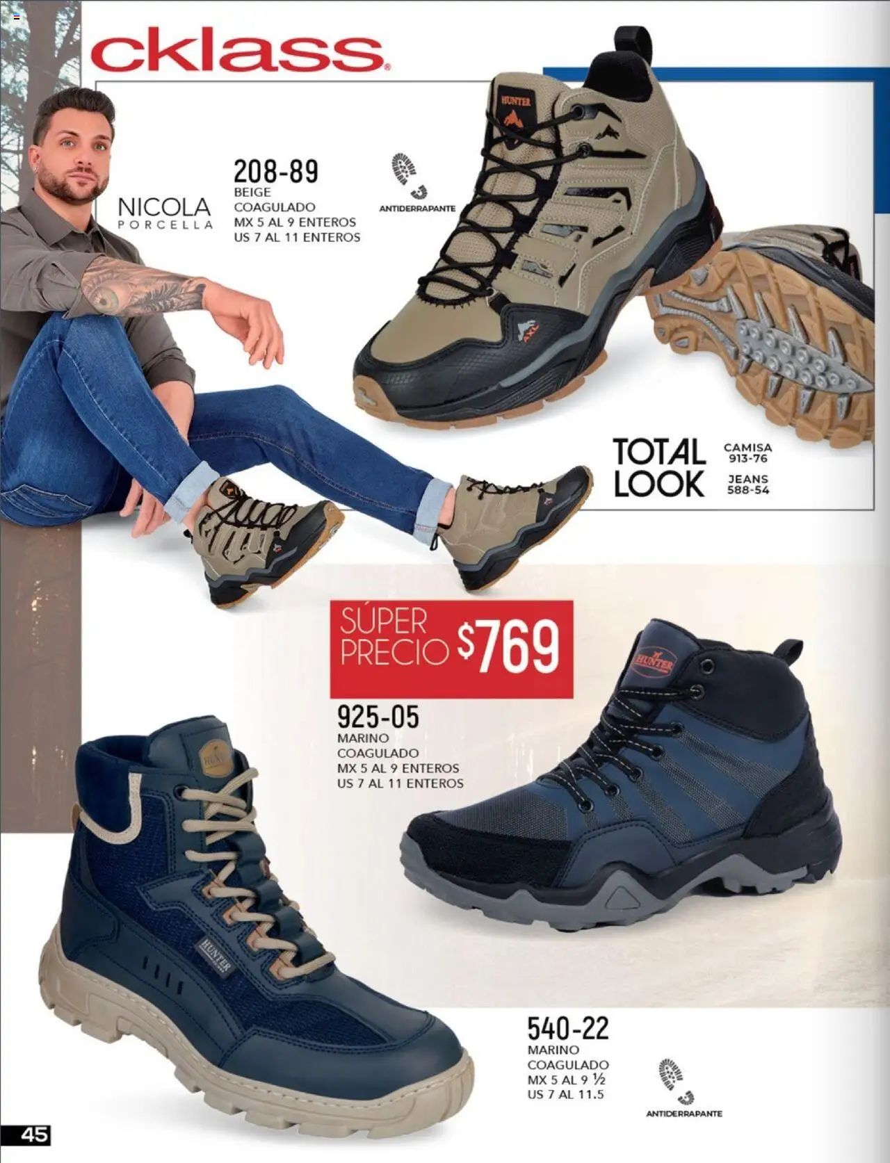 Nuevas ofertas de Cklass válidas en toda la República Mexicana desde el 06.01.2025. ¡Encuentra las mejores ofertas en Cklass catálogo Calzado Caballero! | Página: 24 | Productos: Camisa