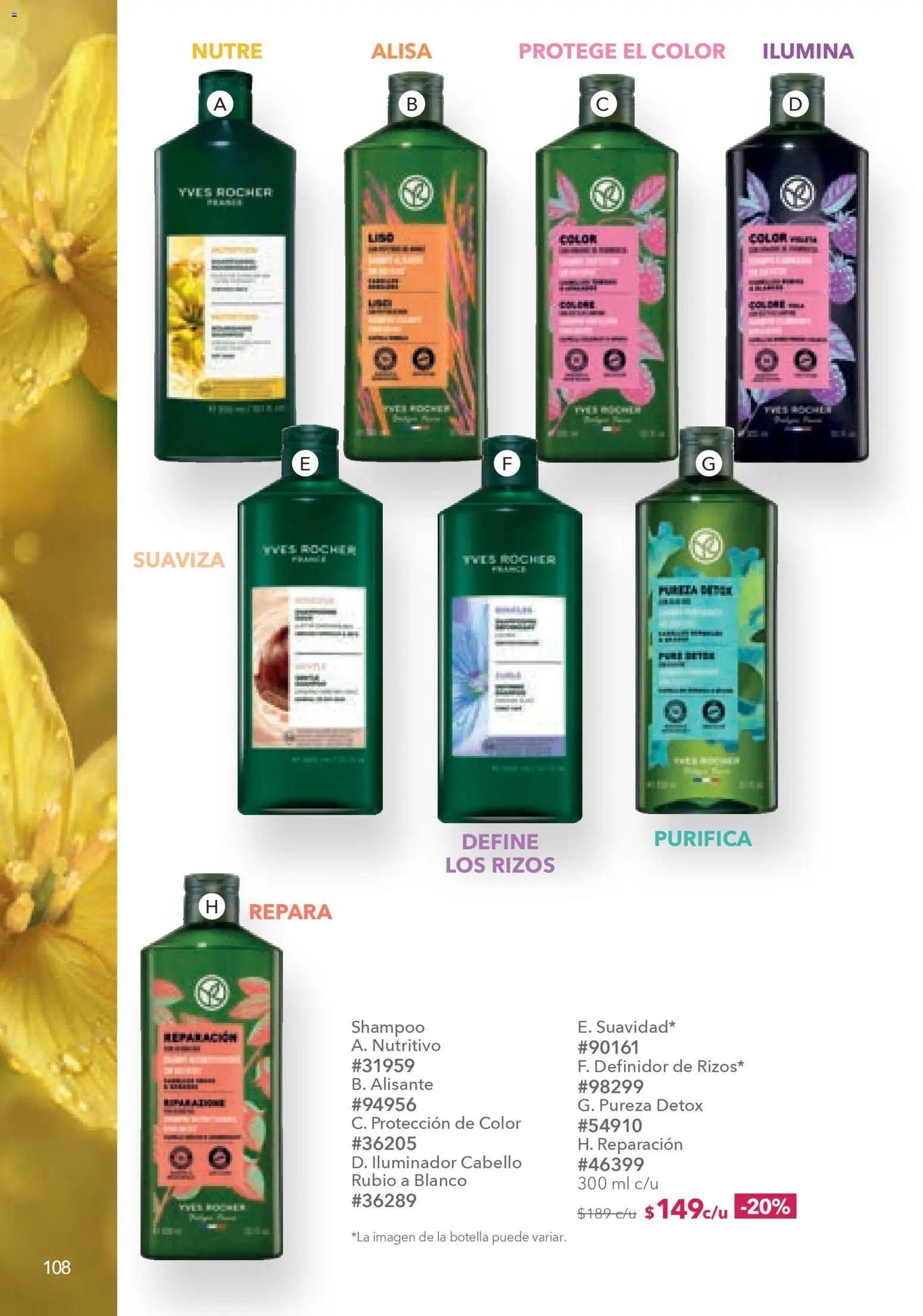 Nuevas ofertas de Yves Rocher válidas en toda la República Mexicana desde el 03.03.2026. ¡Encuentra las mejores ofertas en Yves Rocher campaña 4 2026! | Página: 110 | Productos: Iluminador, Botella