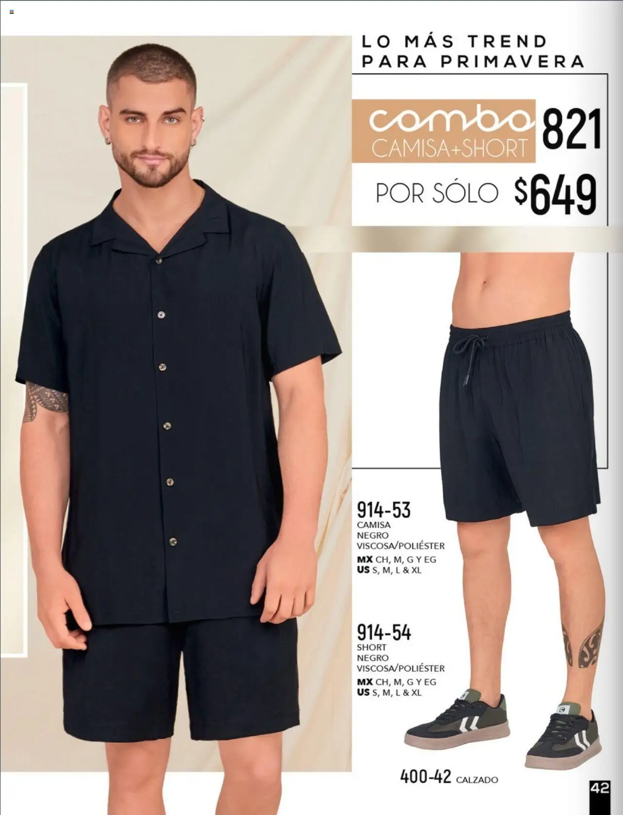 Nuevas ofertas de Cklass válidas en toda la República Mexicana desde el 06.01.2025. ¡Encuentra las mejores ofertas en Cklass catálogo Calzado Caballero! | Página: 53 | Productos: Camisa, Short