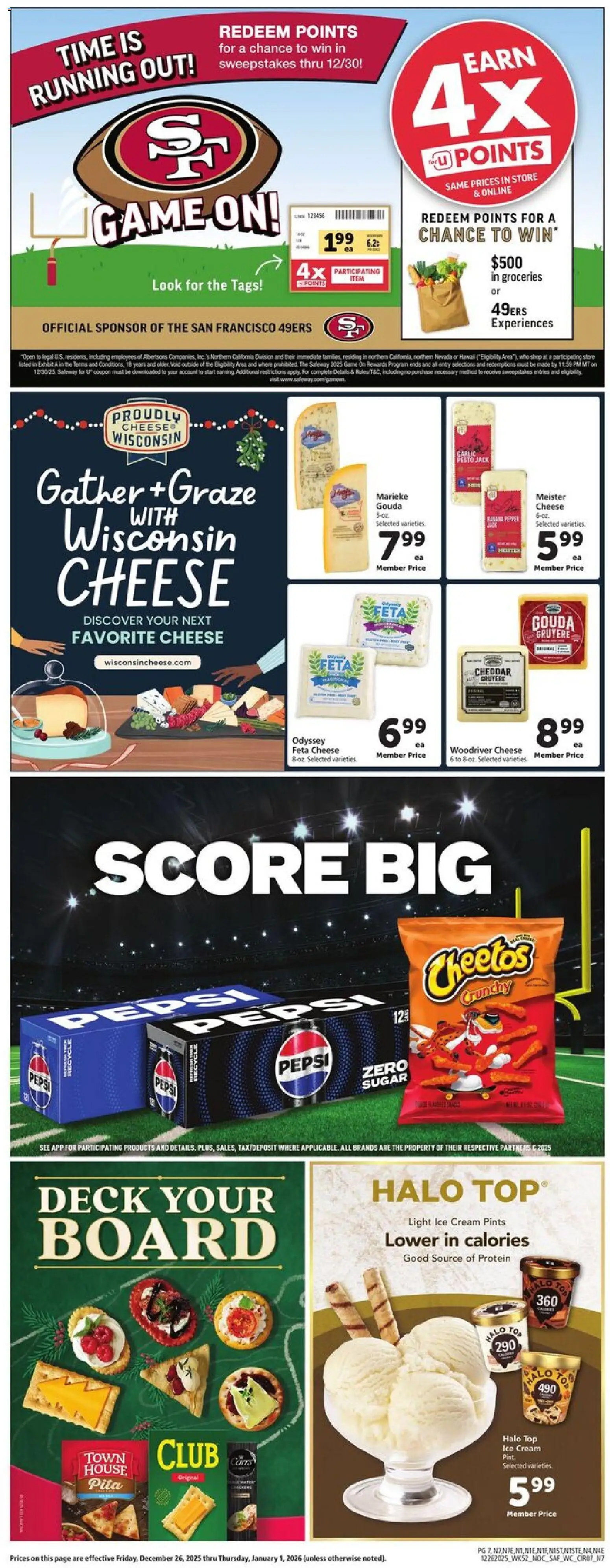 Safeway Weekly Ad - valid from 26.12.2025 | Page: 7 | Products: Cream, Sugar, Garlic, Game