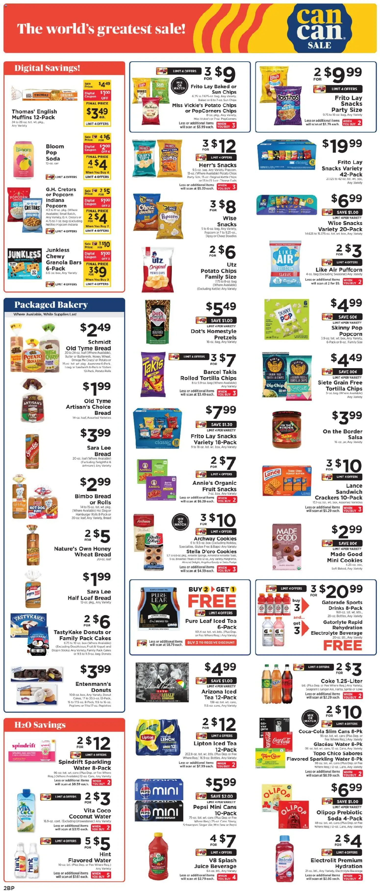 ShopRite Weekly Ad 2 - valid from 04.01.2026 | Page: 3 | Products: Box, Tea, Water, Sugar