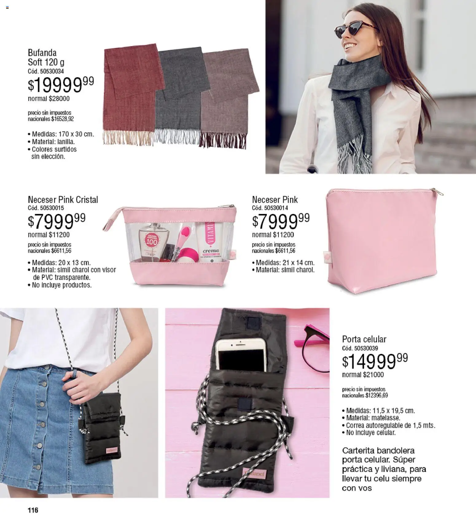 Millanel - Catálogo │ válido desde el 27.04.2026 | Página: 116 | Productos: Neceser, Bufanda, Crema