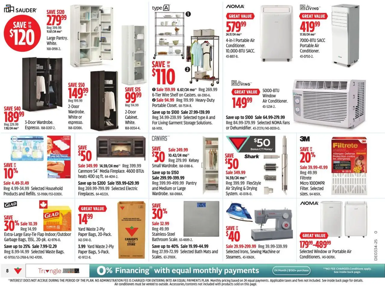 Canadian Tire flyer valid from 14.08.2025 | Page: 13 | Products: Sewing machine, Shelf, Bath
