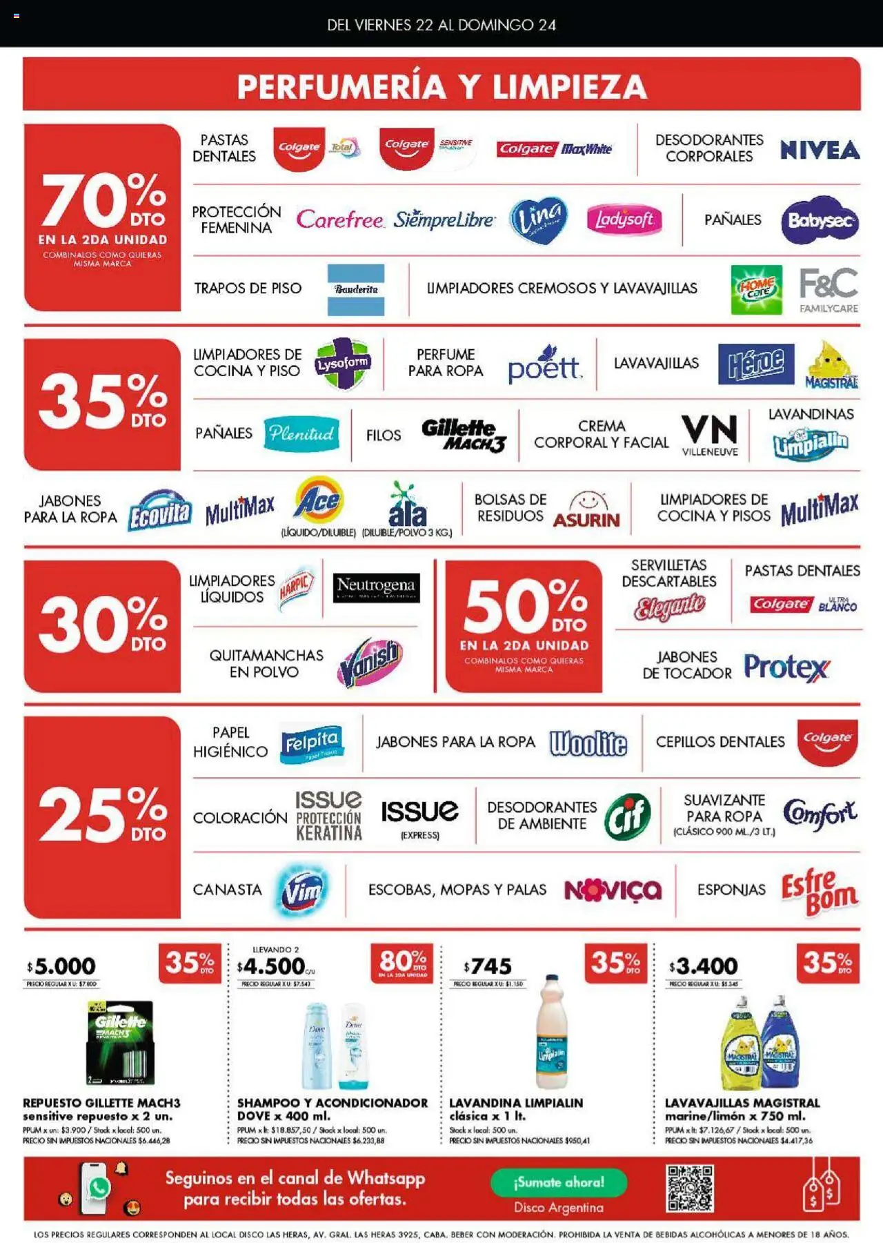 Disco ofertas - Córdoba │ válido desde el 22.08.2025 | Página: 6 | Productos: Cocina, Lavavajillas, Shampoo, Canasta