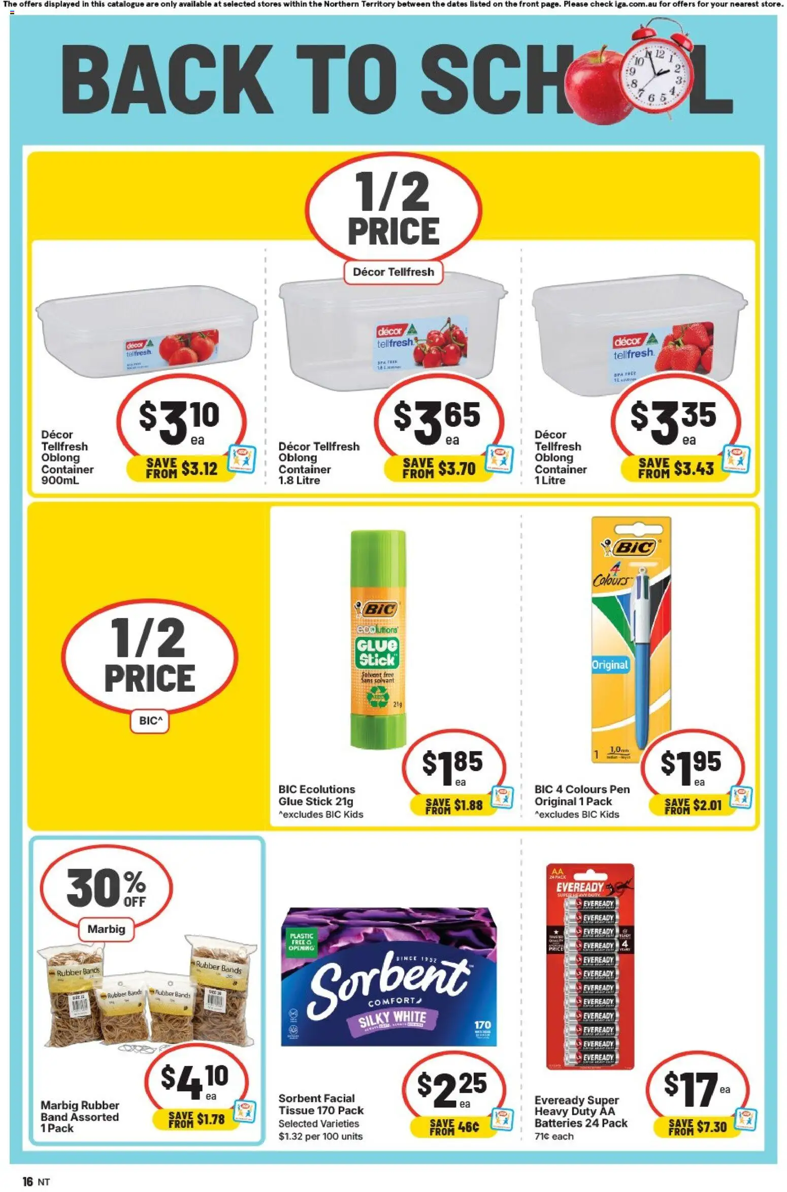 IGA catalogue - valid from 28.01.2026 | Page: 12 | Products: Decor, Batteries, Glue