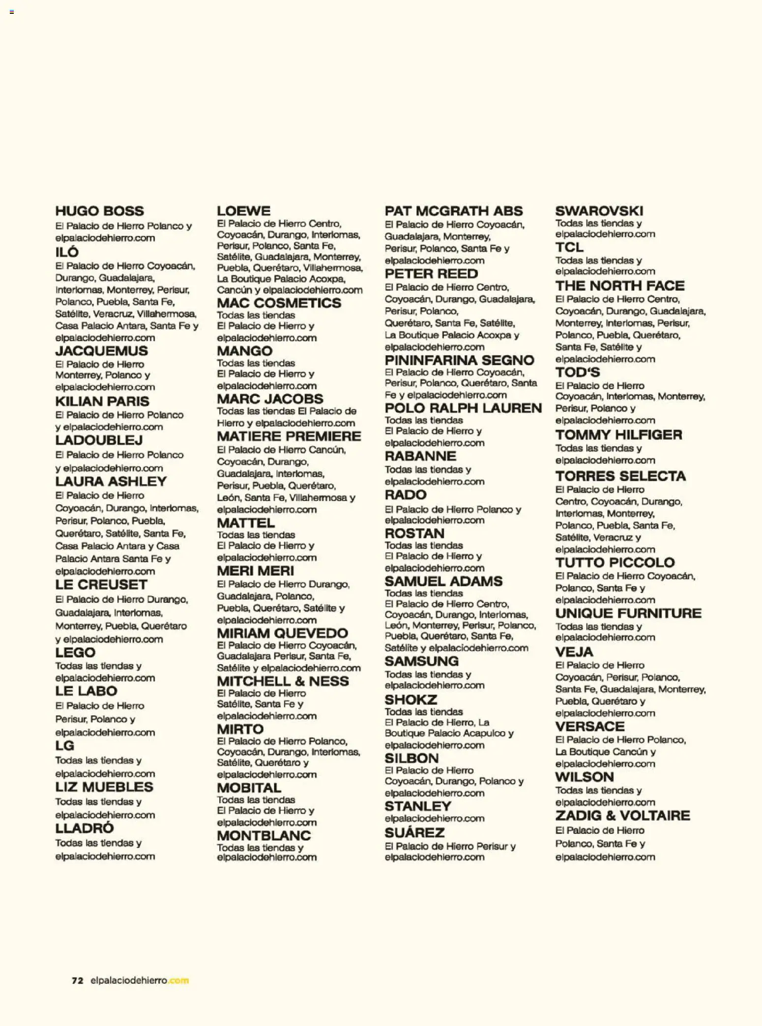 Nuevas ofertas de Palacio De Hierro válidas en toda la República Mexicana desde el 02.02.2026. ¡Encuentra las mejores ofertas en Palacio De Hierro catálogo! | Página: 74 | Productos: Mango, Satélite