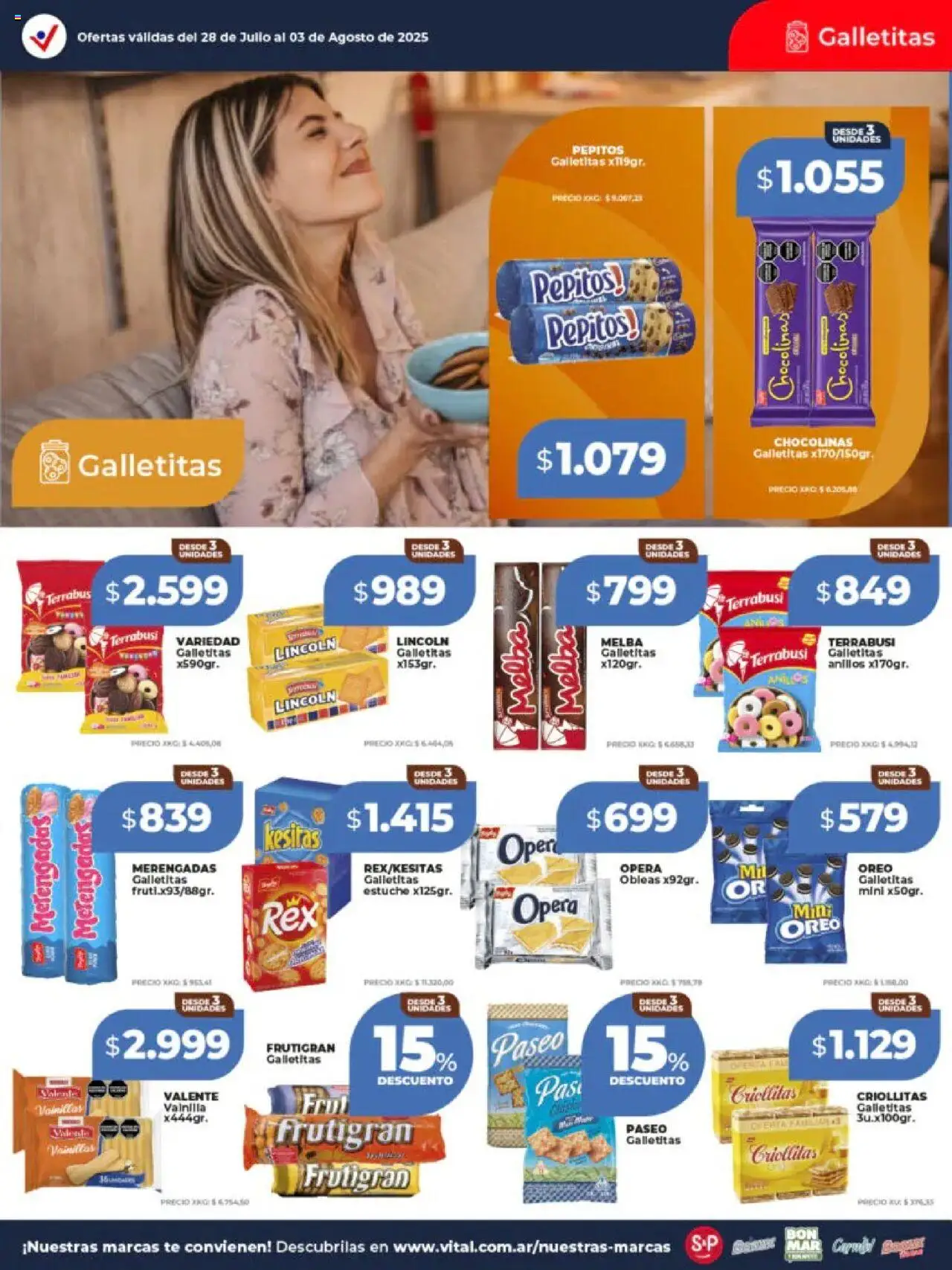 Vital - Ofertas │ válido desde el 28.07.2025 | Página: 20 | Productos: Galletitas, Estuche, Té