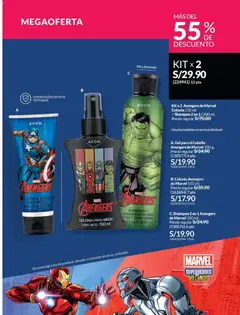 Vista previa de folleto Avon - Ciclo 19 de la Avon válido desde 01.12.2025 | Página: 217 | Productos: Shampoo, Acondicionador