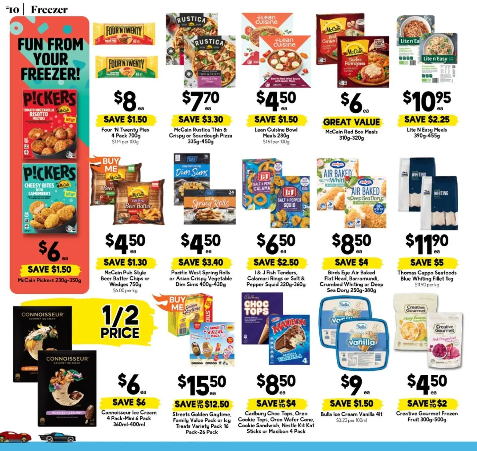 Drakes catalogue - valid from 29.10.2025 | Page: 10 | Products: Fish, Ice cream, Salt, Garlic