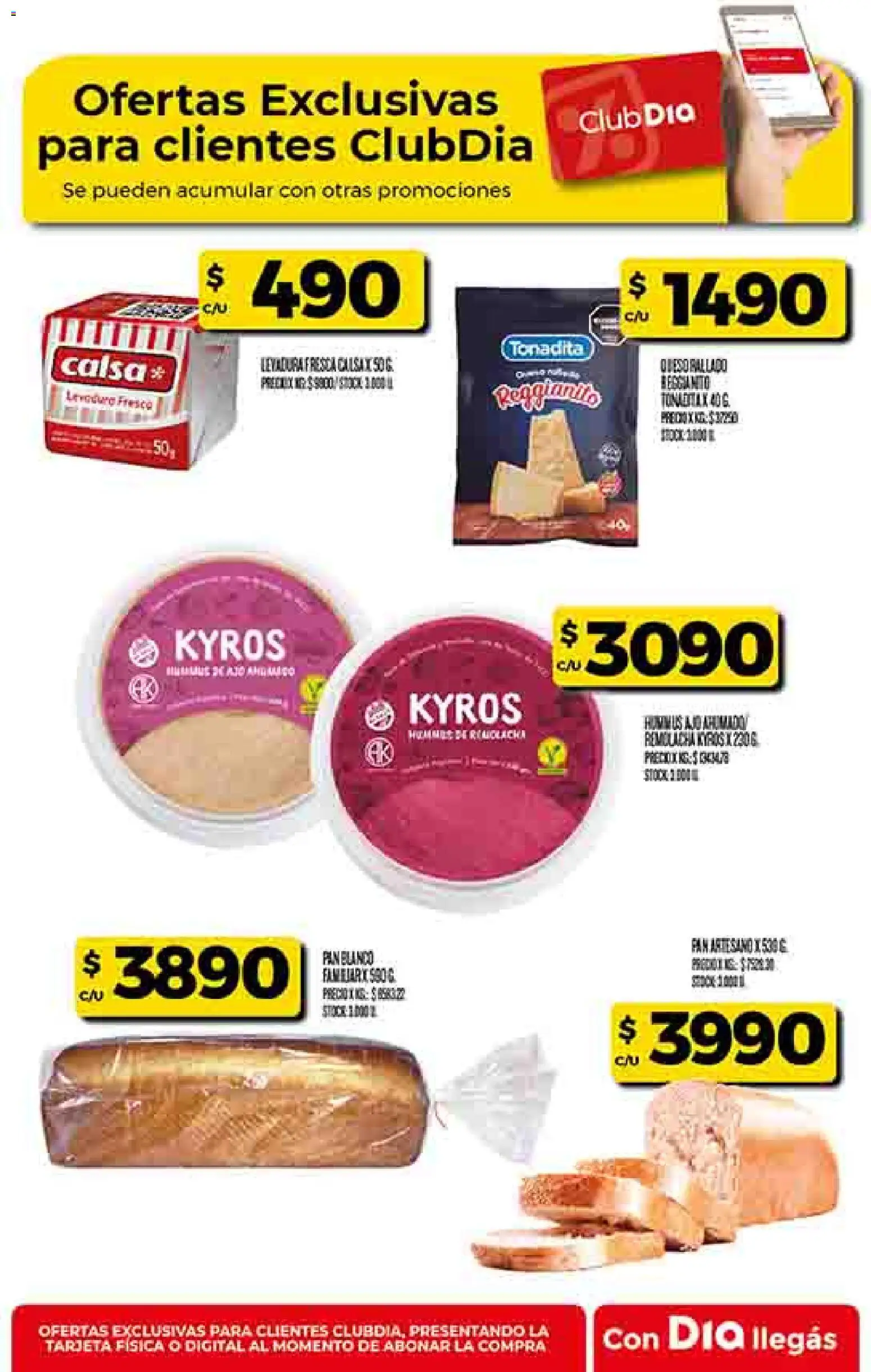 Supermercado DIA Ofertas │ válido desde el 15.04.2026 | Página: 34 | Productos: Queso, Pan