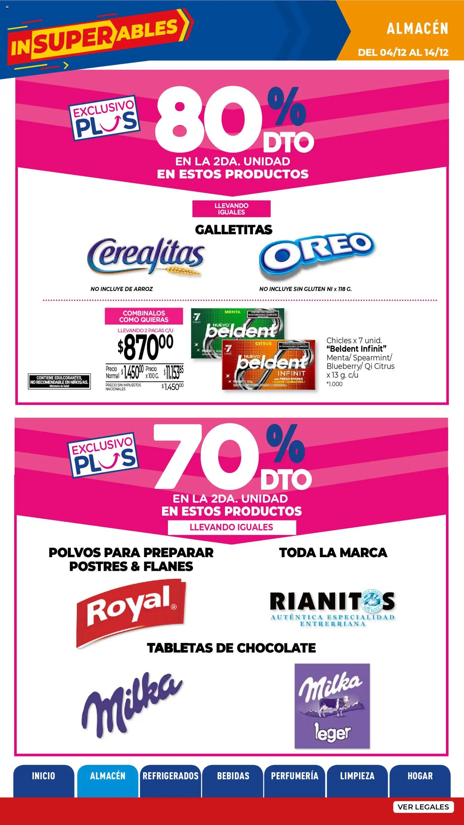 La Anonima - catalogos │ válido desde el 04.12.2025 | Página: 9 | Productos: Galletitas, Chicles, Chocolate, Arroz