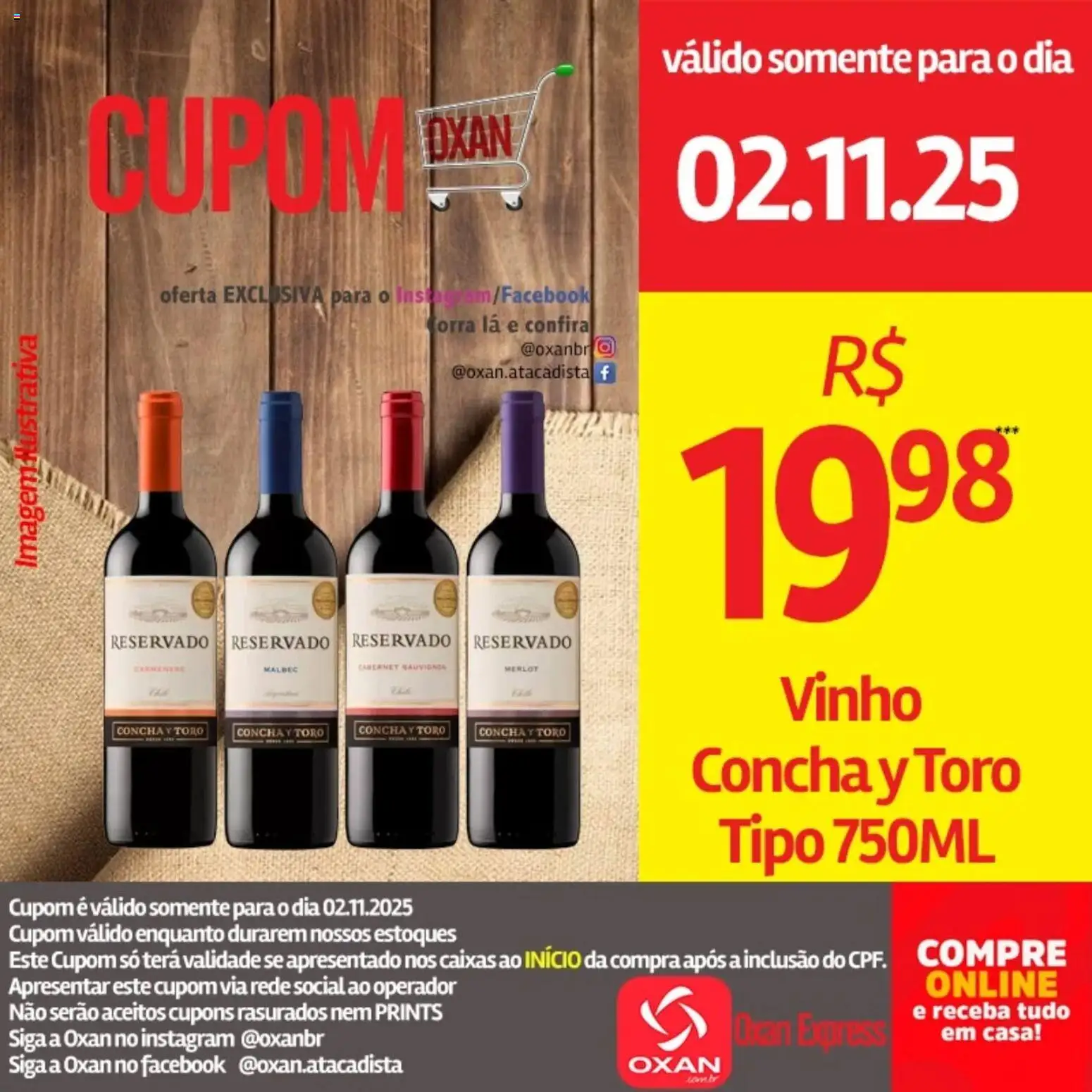 Oxan Atacadista Folheto - válido de 02.11.2025 | Página: 16 | Produtos: Vinho