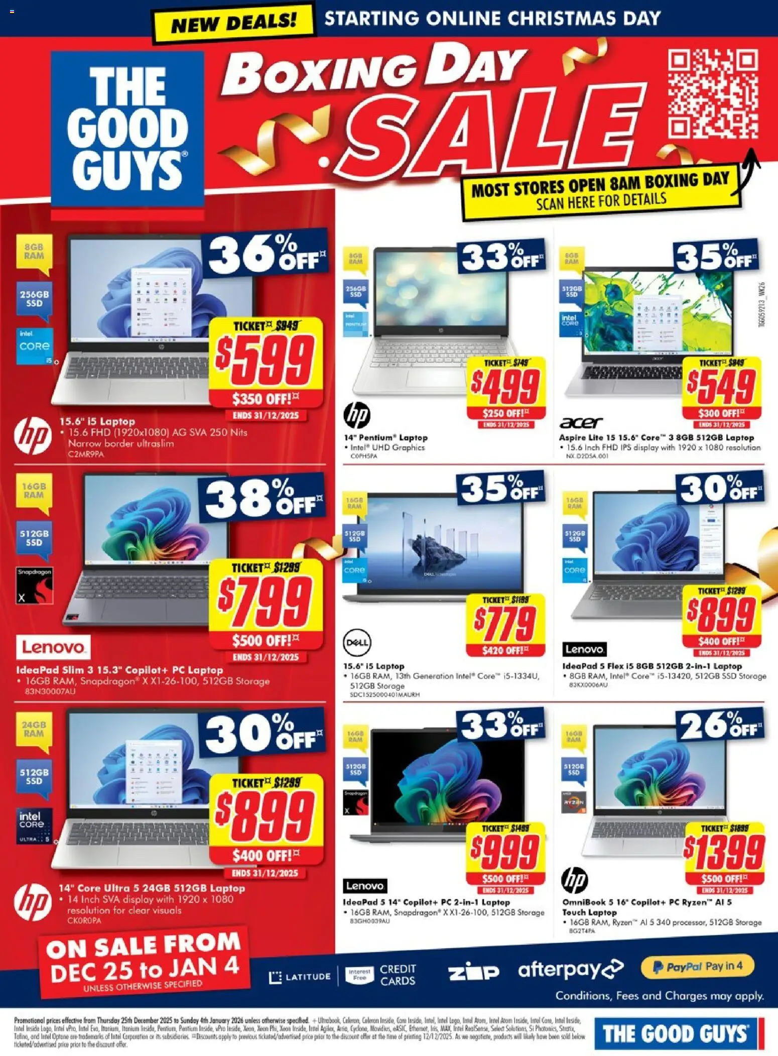 The Good Guys catalogue - valid from 24.12.2025 | Page: 25 | Products: Pc, Laptop