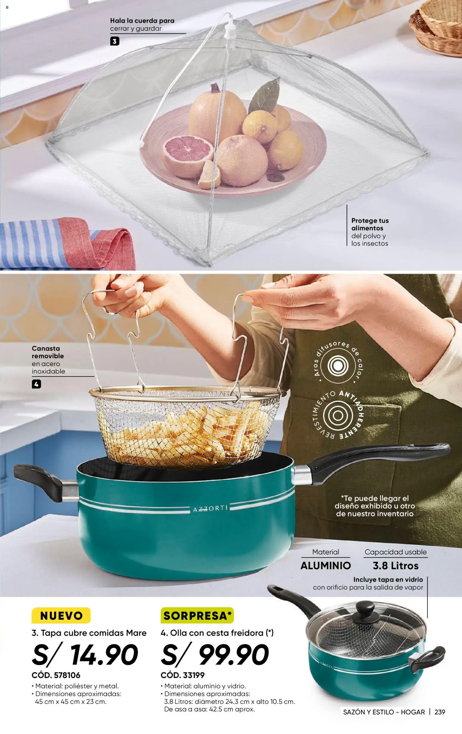 Catálogo Azzorti válido desde 24.11.2025 | Página: 241 | Productos: Cesta, Freidora, Polvo