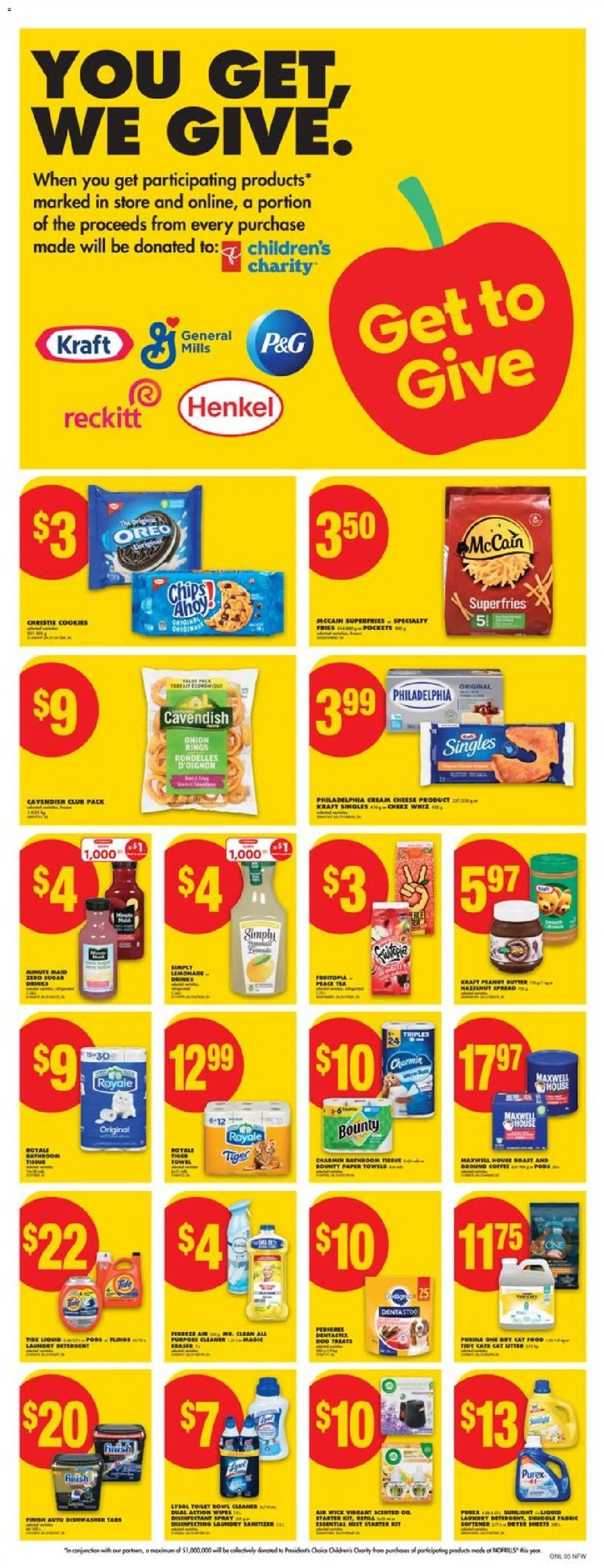 No Frills flyer valid from 30.10.2025 | Page: 10 | Products: Tea, Dryer, Detergent, Juice