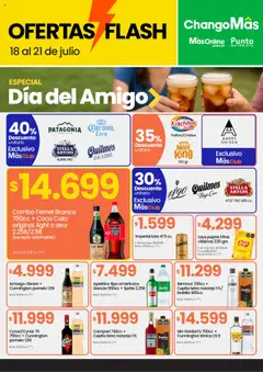 Changomas ofertas flash │ válido desde el 18.07.2025 | Página: 2 | Productos: Gin, Mani, Cerveza, Papas fritas