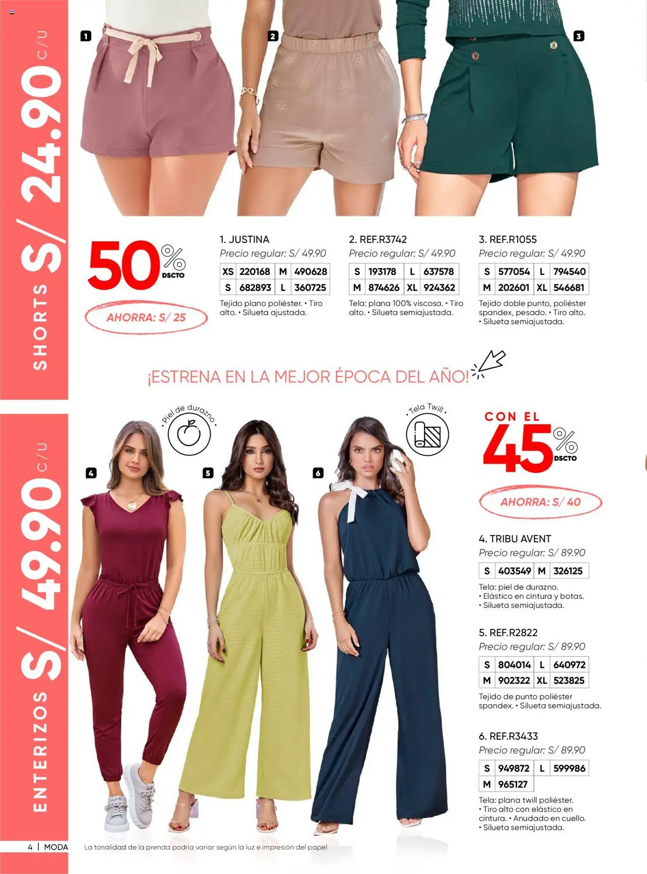 Catálogo Azzorti válido desde 15.10.2025 | Página: 4 | Productos: Shorts