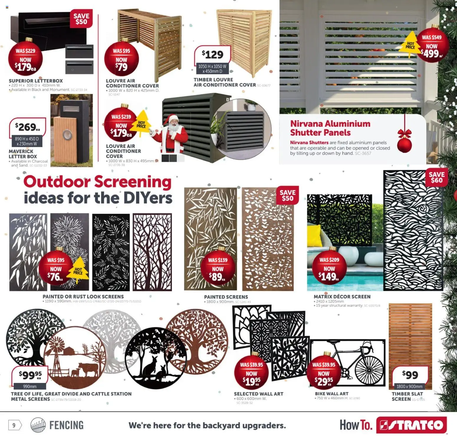 Stratco catalogue - valid from 31.10.2025 | Page: 9 | Products: Decor, Box, Conditioner, Screen