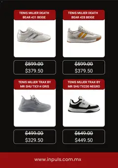 Vista previa de Impuls Buen Fin , nuevo folleto de la tienda, válido en México a partir del 13.11.2025 | Página: 4 | Productos: Tenis