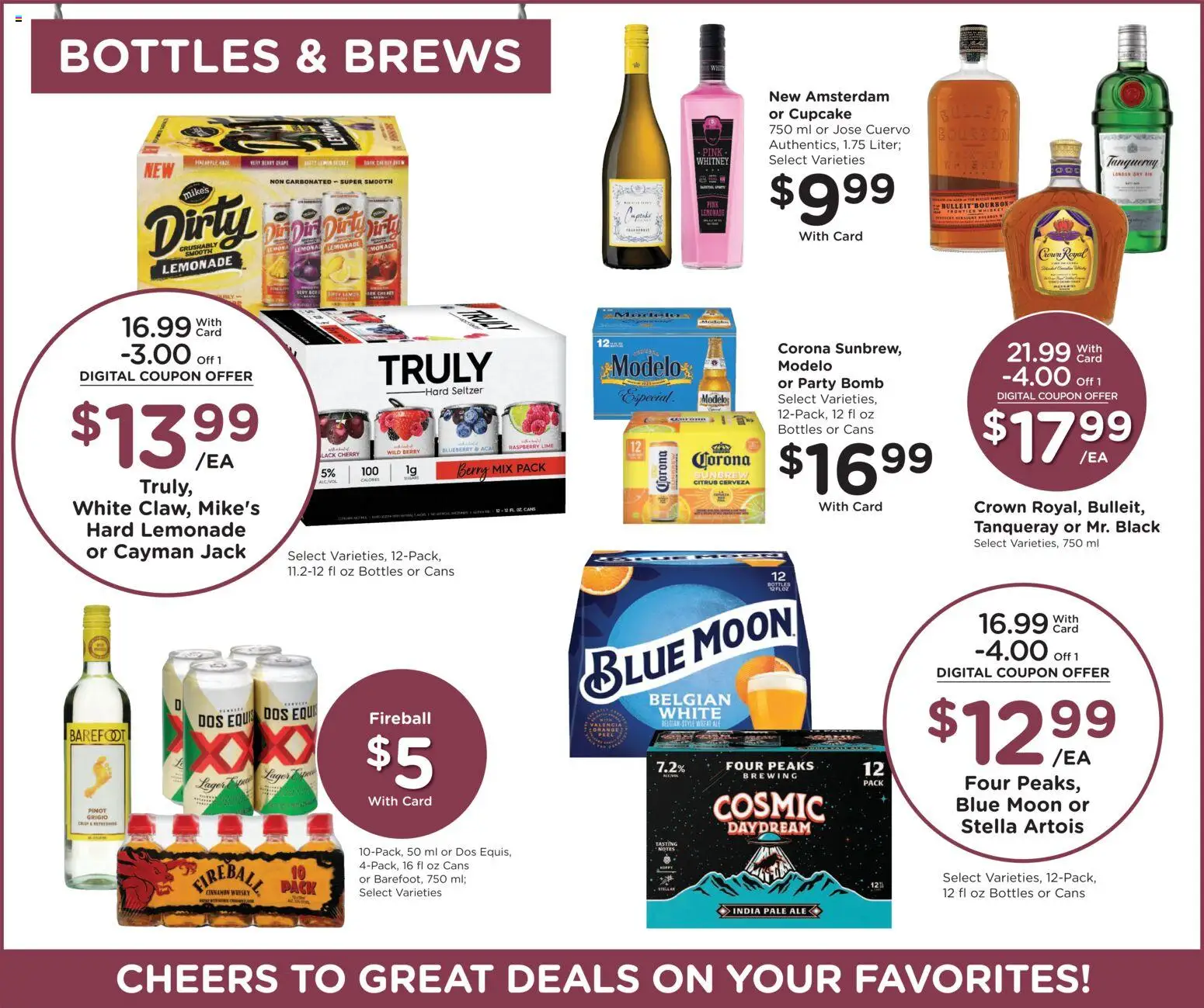 Fry's Food Weekly Ad - valid from 08.04.2026 | Page: 10 | Products: Bourbon, Whiskey, Raspberry, Cupcake