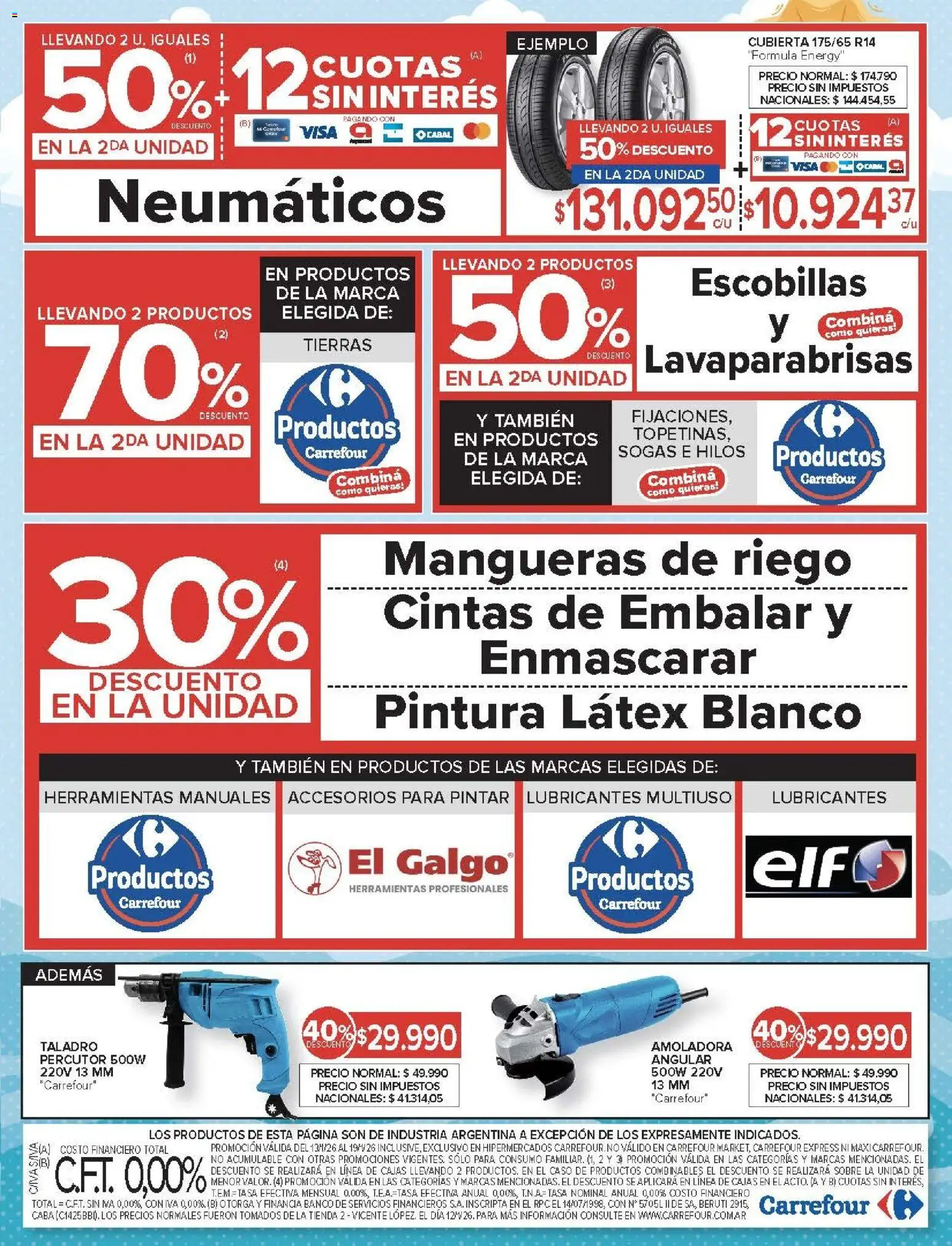 Carrefour ofertas │ válido desde el 13.01.2026 | Página: 23 | Productos: Caso, Banco, Amoladora, Sobre