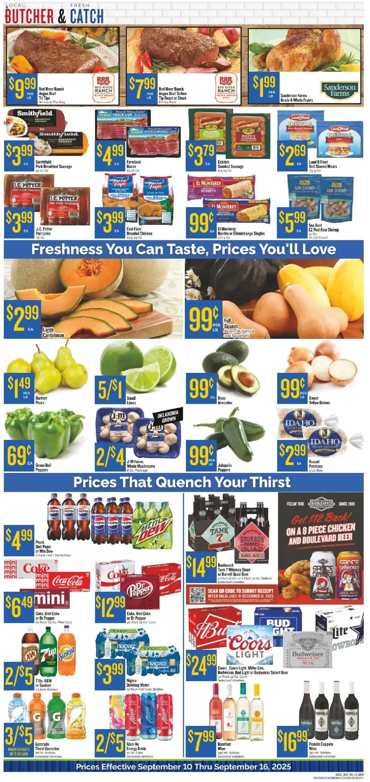 Homeland Weekly Ad - valid from 10.09.2025 | Page: 4 | Products: Peppers, Pork, Sausage, Bag