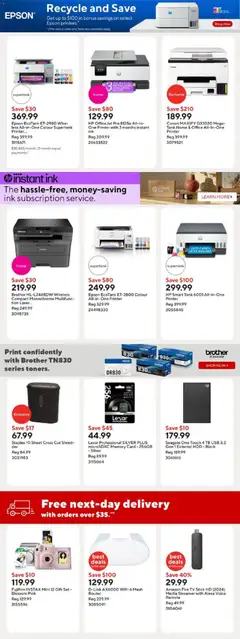 Preview of Staples weekly flyer / circulaire from shop Staples valid from 31.10.2025 | Page: 9