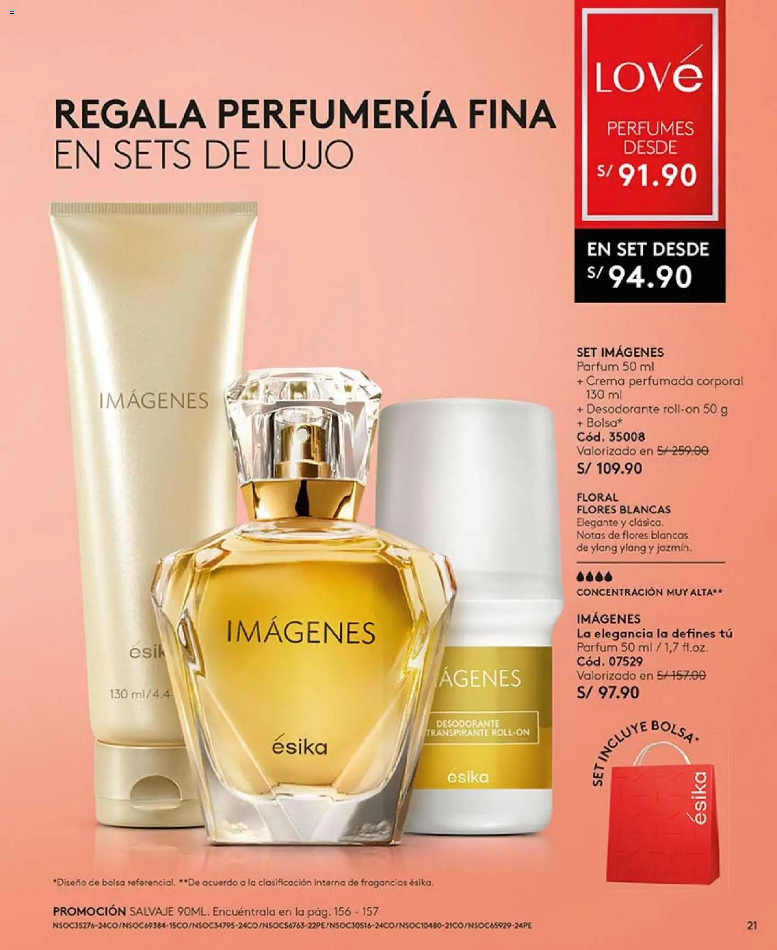 Catálogo Ésika válido desde 17.01.2026 | Página: 21 | Productos: Desodorante, Crema, Bolsa