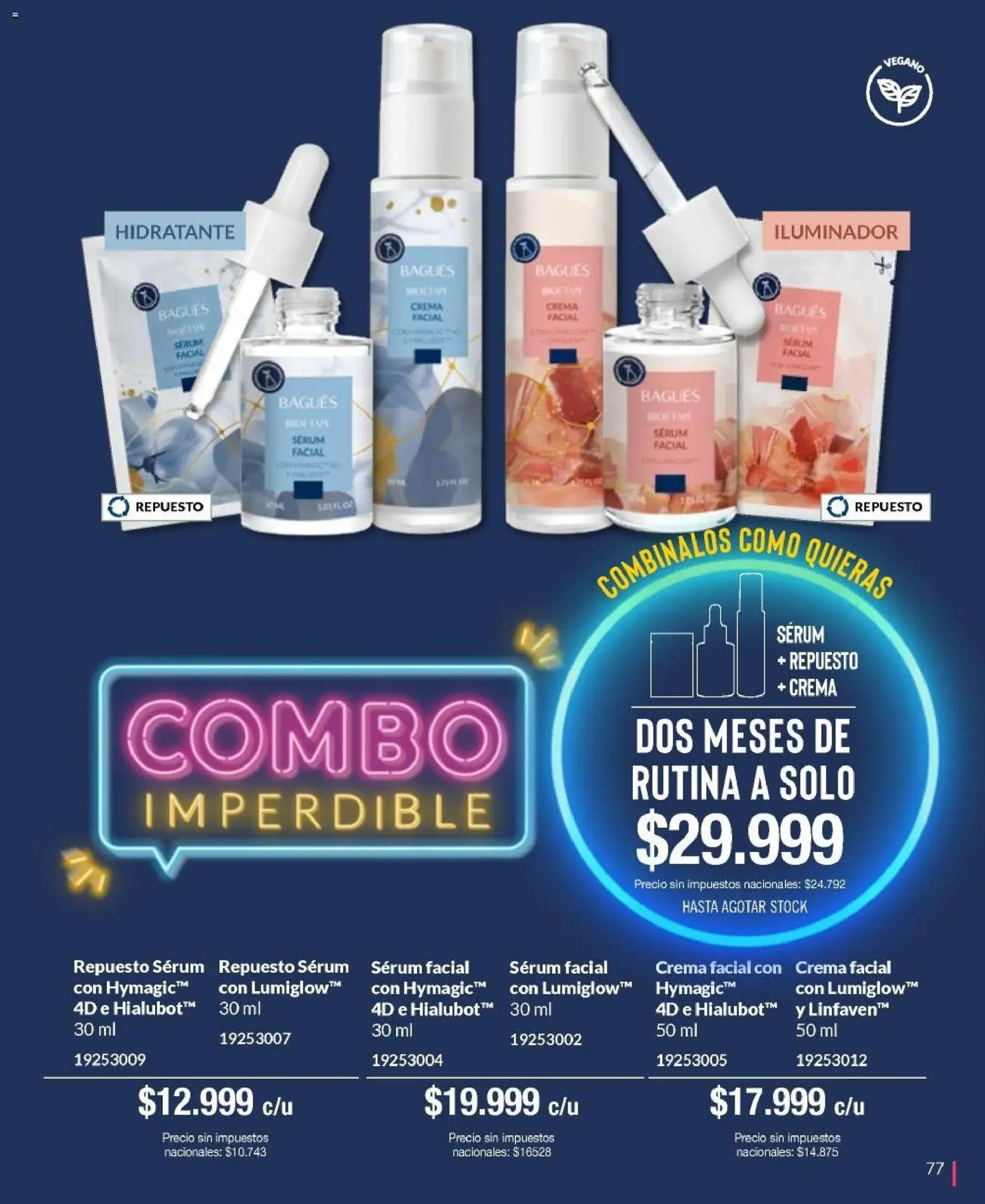 Bagués - Catálogo │ válido desde el 20.10.2025 | Página: 77 | Productos: Iluminador, Serum, Crema