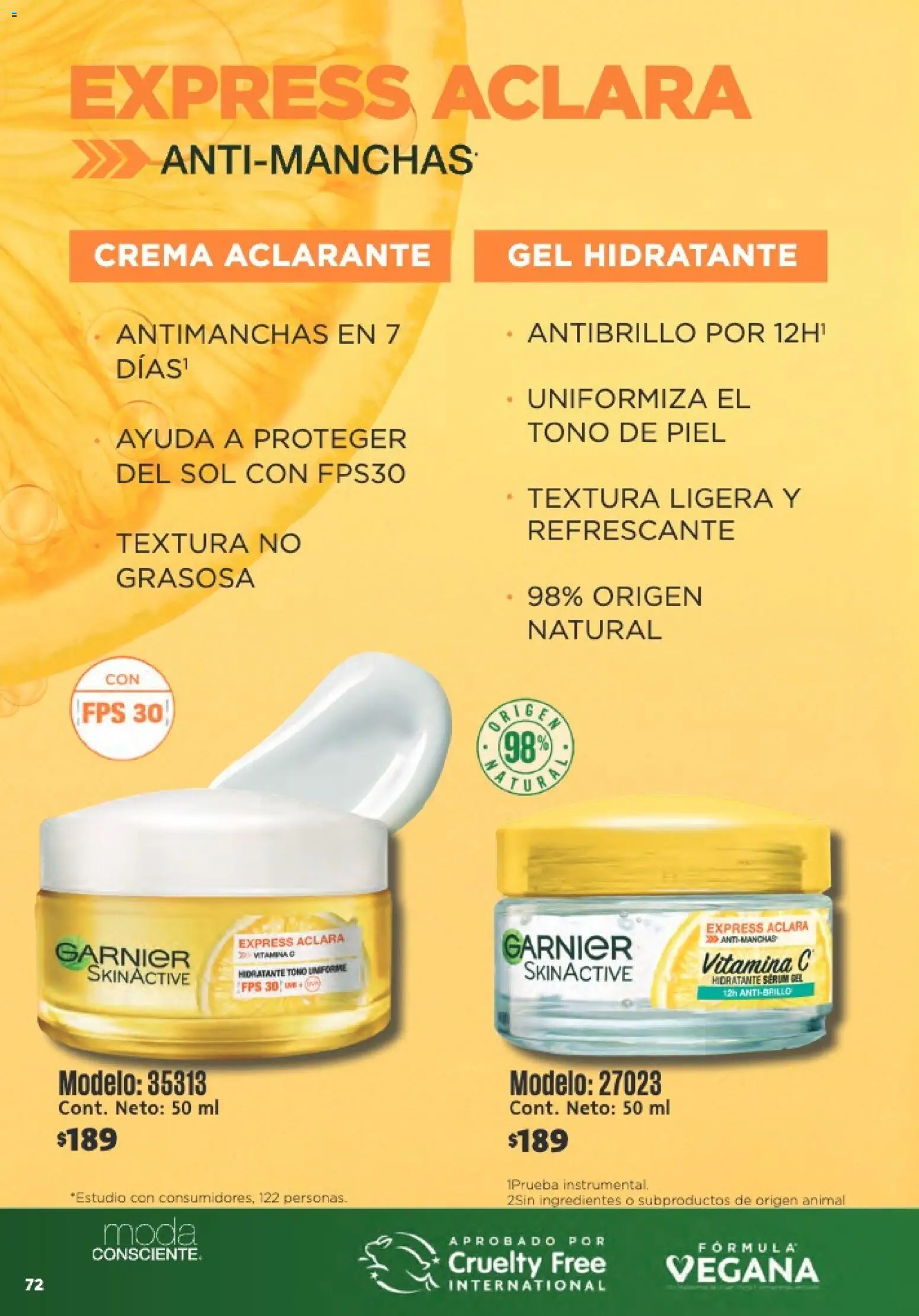 Nuevas ofertas de Ilusión válidas en toda la República Mexicana desde el 01.01.2026. ¡Encuentra las mejores ofertas en Ilusión catálogo Marcas Amigas! | Página: 74 | Productos: Serum, Crema, Aclarante