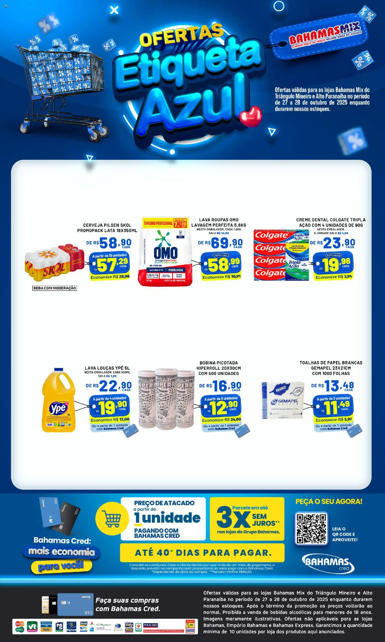 Bahamas Mix Folheto - válido de 27.10.2025 | Página: 2 | Produtos: Pó, Faca, Cerveja, Creme