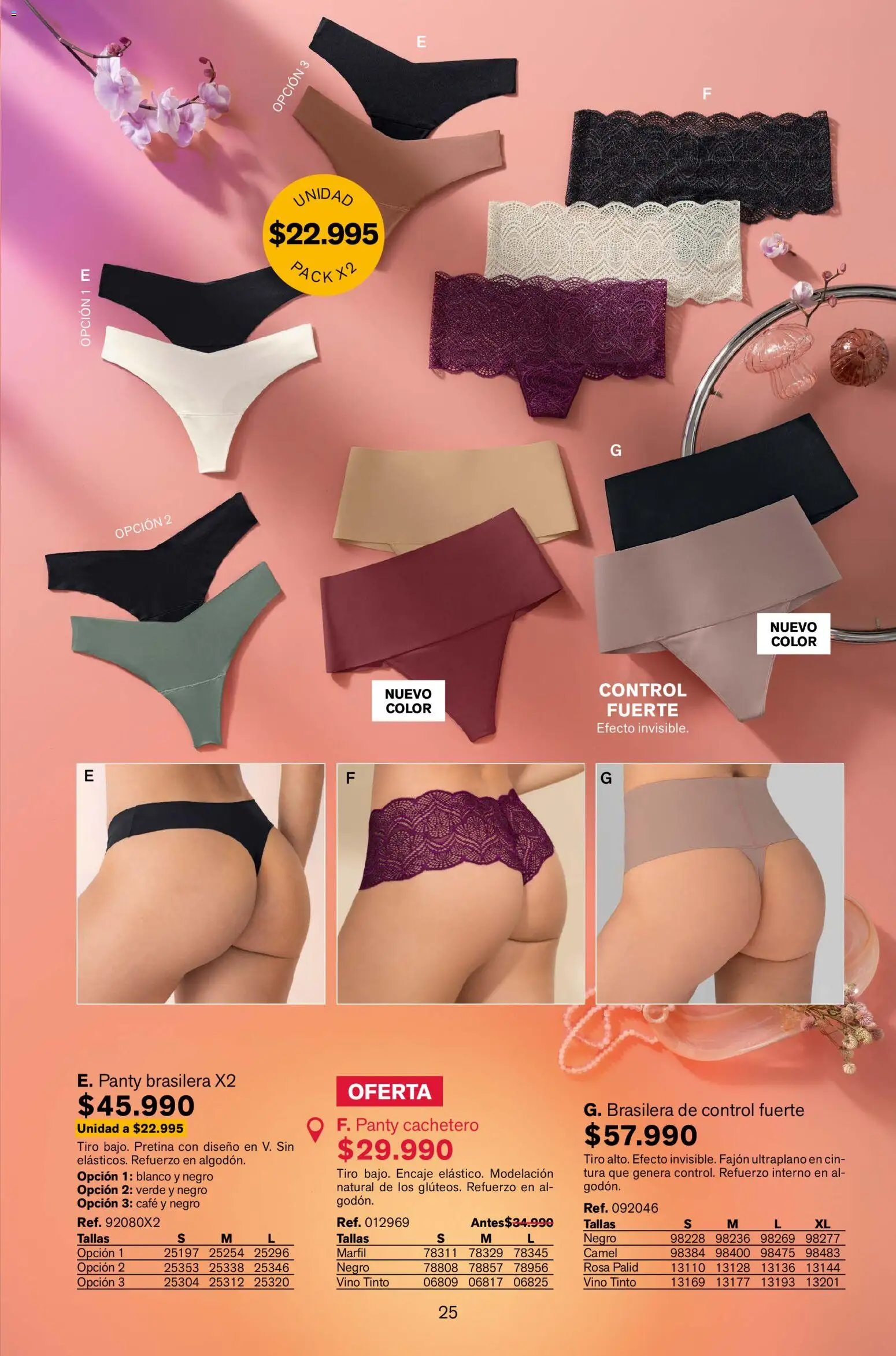 Leonisa revista - valida desde el 01.11.2025 | Página: 25 | Productos: Brazo de reina, Cachetero, Café, Vino