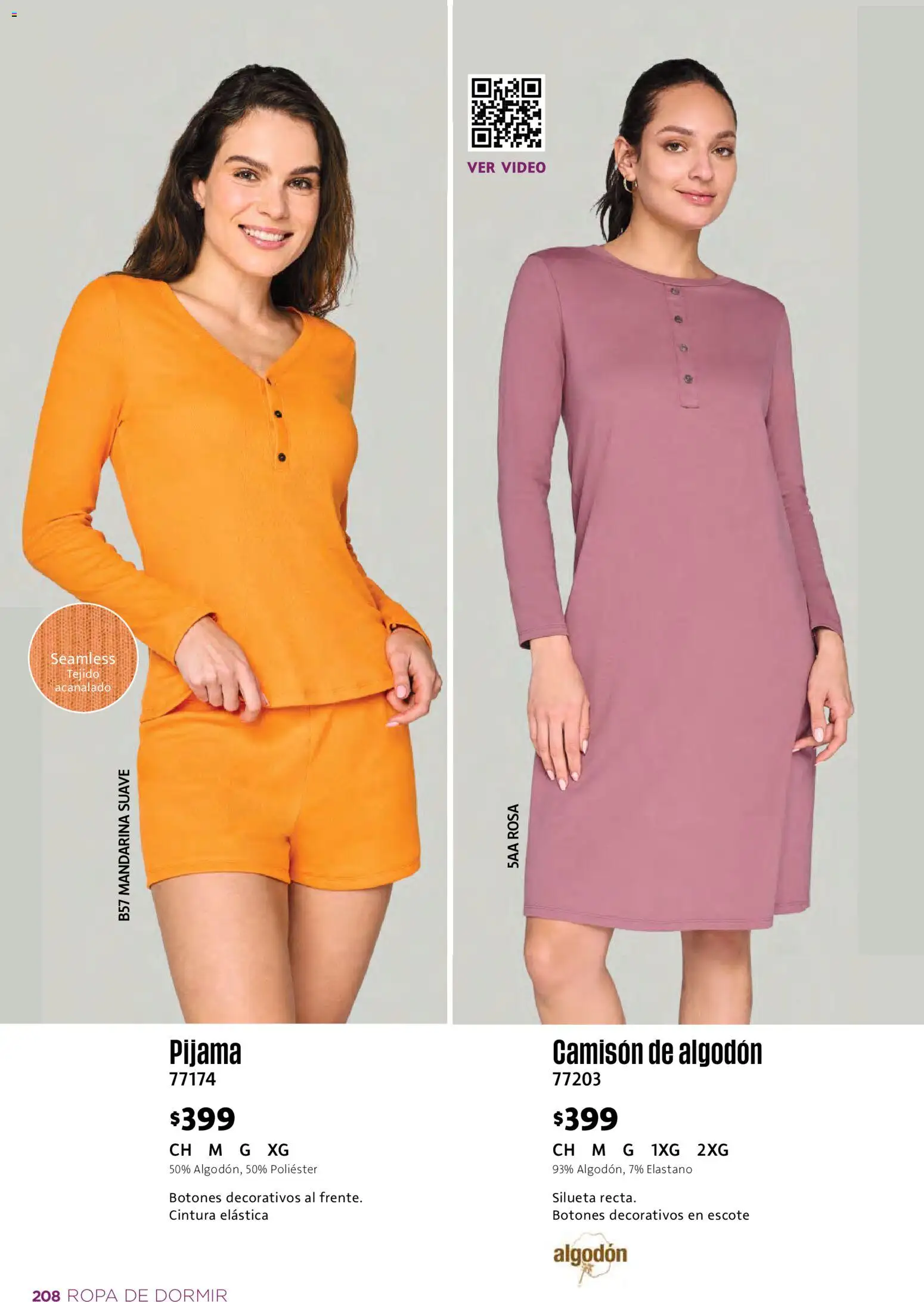 Nuevas ofertas de Ilusión válidas en toda la República Mexicana desde el 01.05.2026. ¡Encuentra las mejores ofertas en Ilusión catálogo Verano! | Página: 210 | Productos: Pijama, Algodón, Ropa, Camisón