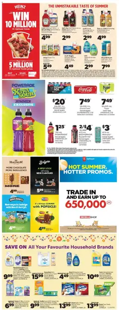 Real Canadian Superstore flyer valid from 17.07.2025 | Page: 33 | Products: Ketchup, Salad, Fabric softener, Cheese