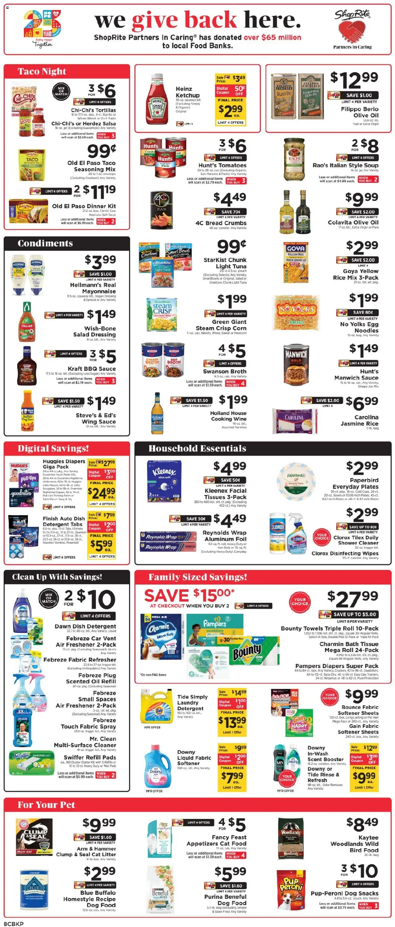 ShopRite Weekly Ad 2 - valid from 26.09.2025 | Page: 10 | Products: Shower, Cat Food, Ketchup, Pads