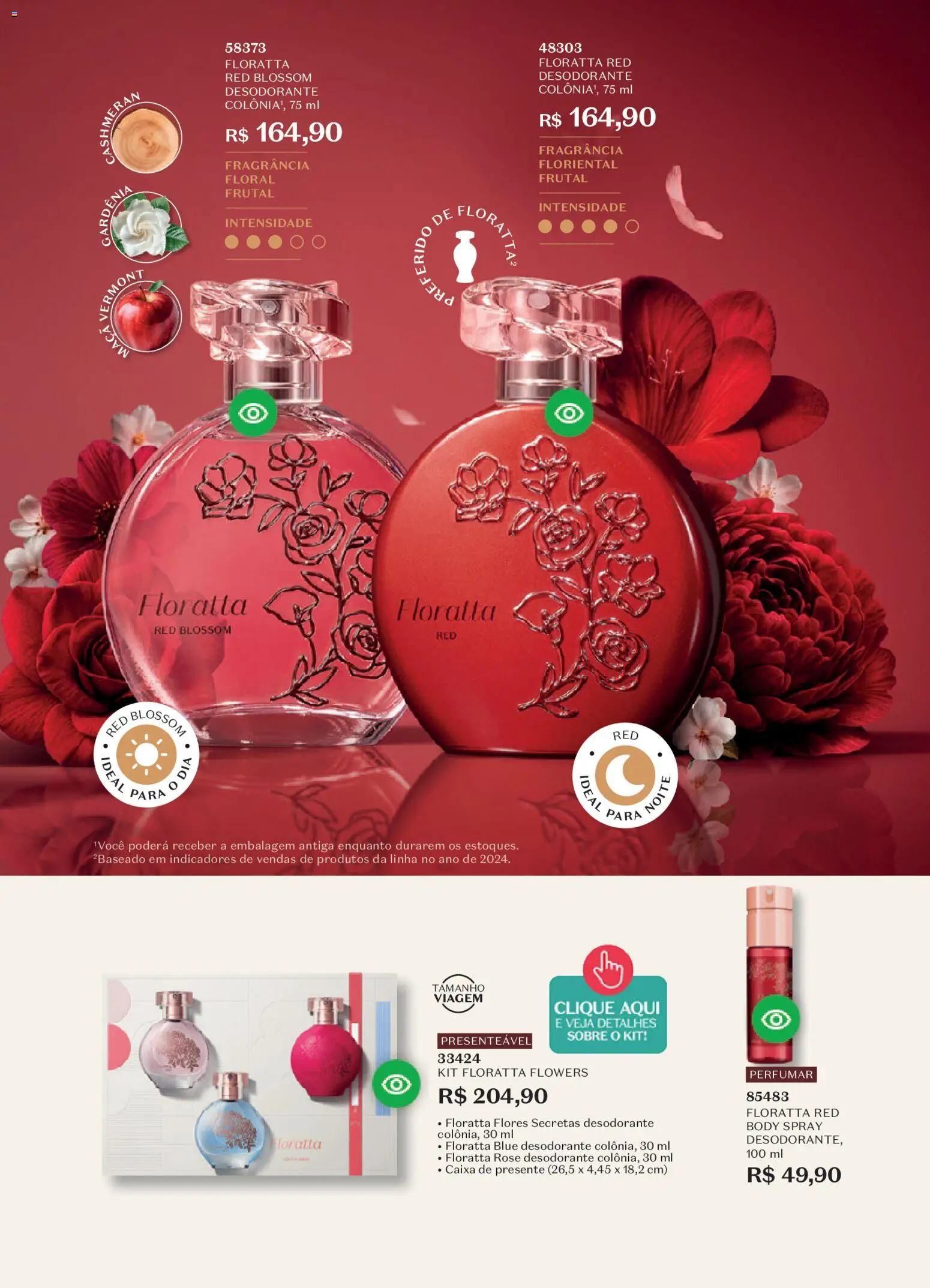 O Boticário Folheto - válido de 02.03.2026 | Página: 65 | Produtos: Fragrância, Desodorante, Flores, Caixa